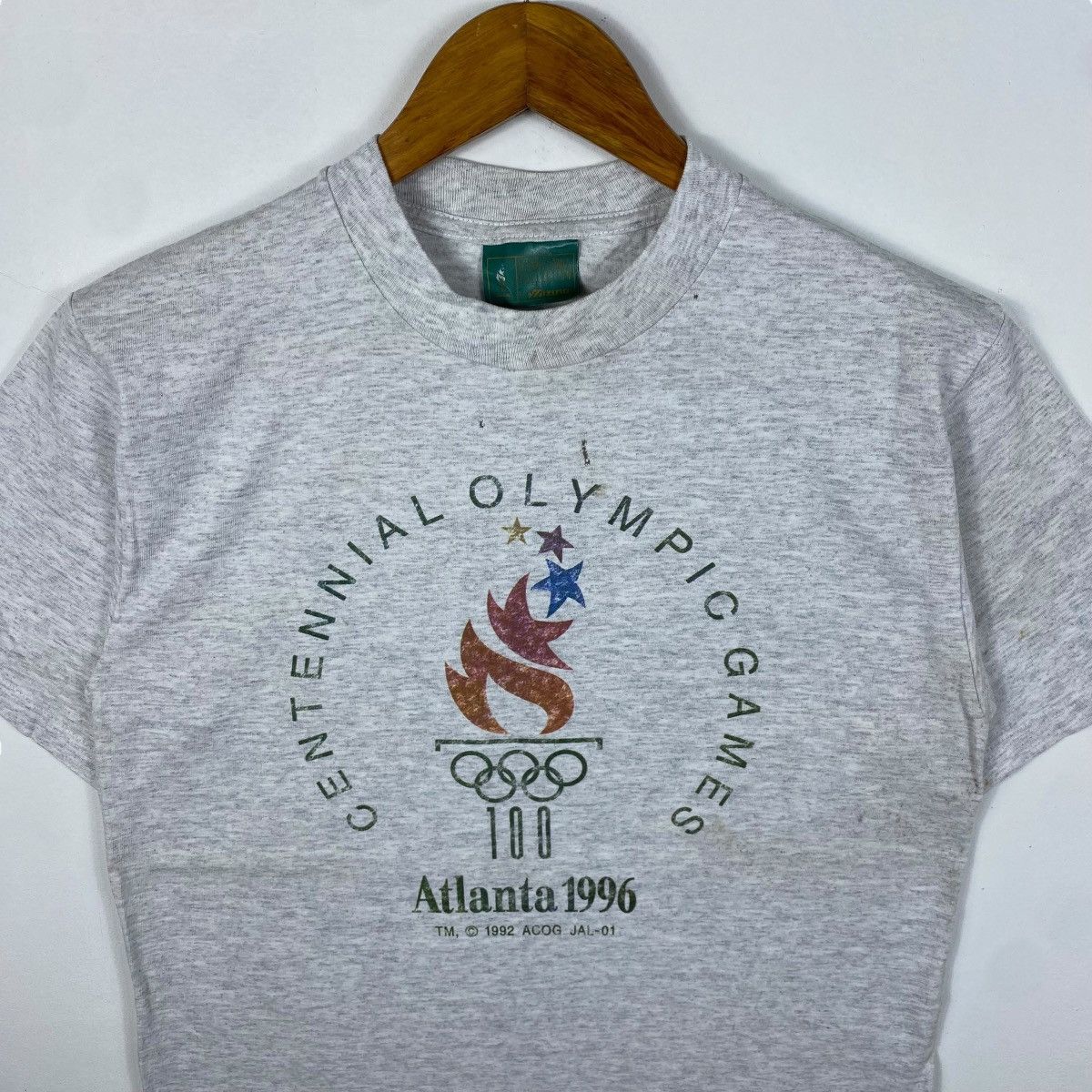 Mizuno Vintage 90's Olympic Games Collection By MIZUNO Faded Tee Size US M / EU 48-50 / 2 - 2 Thumbnail