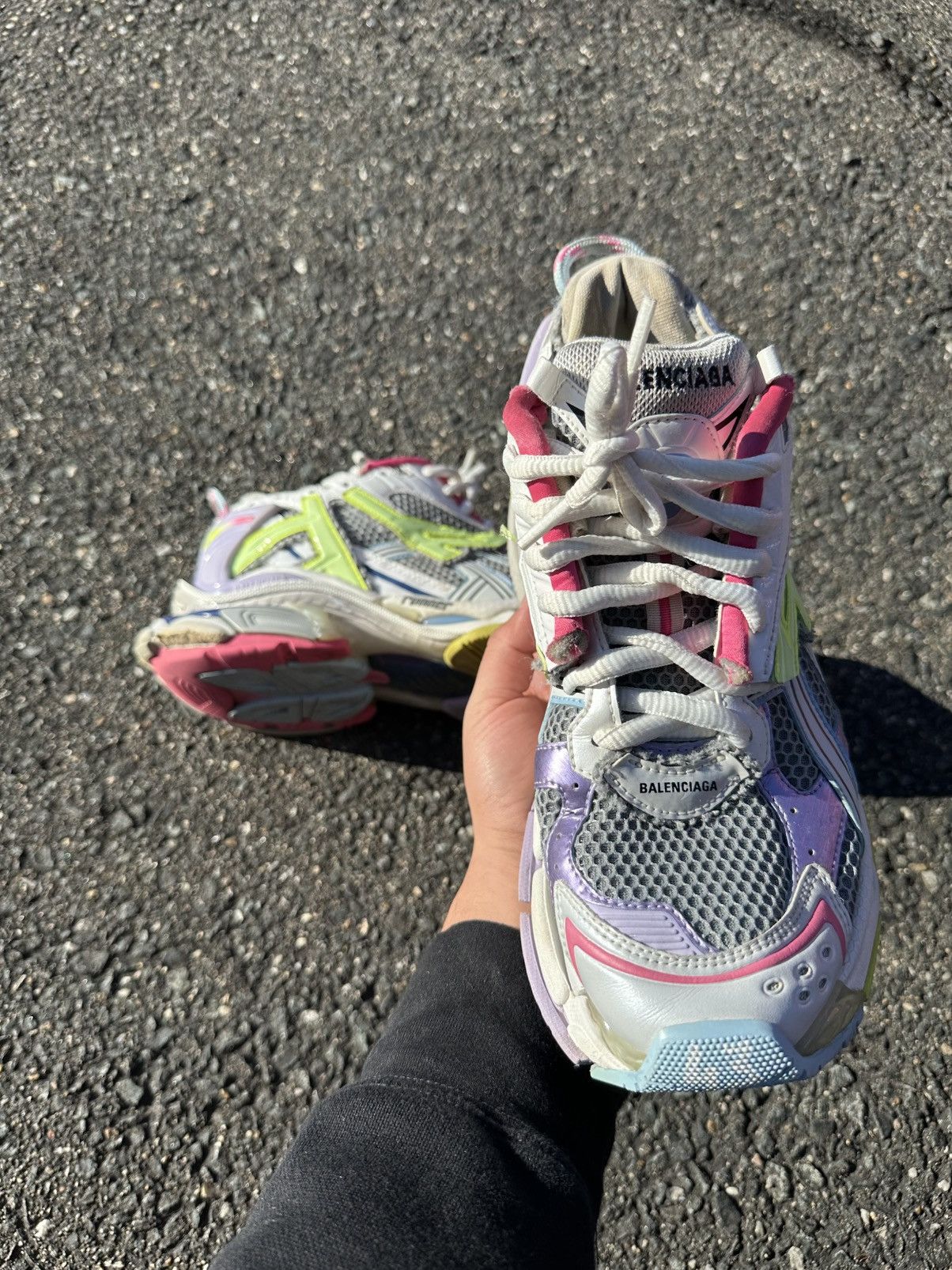 Balenciaga Balenciaga Runner White/Pink Size US 10 / EU 43 - 9 Thumbnail