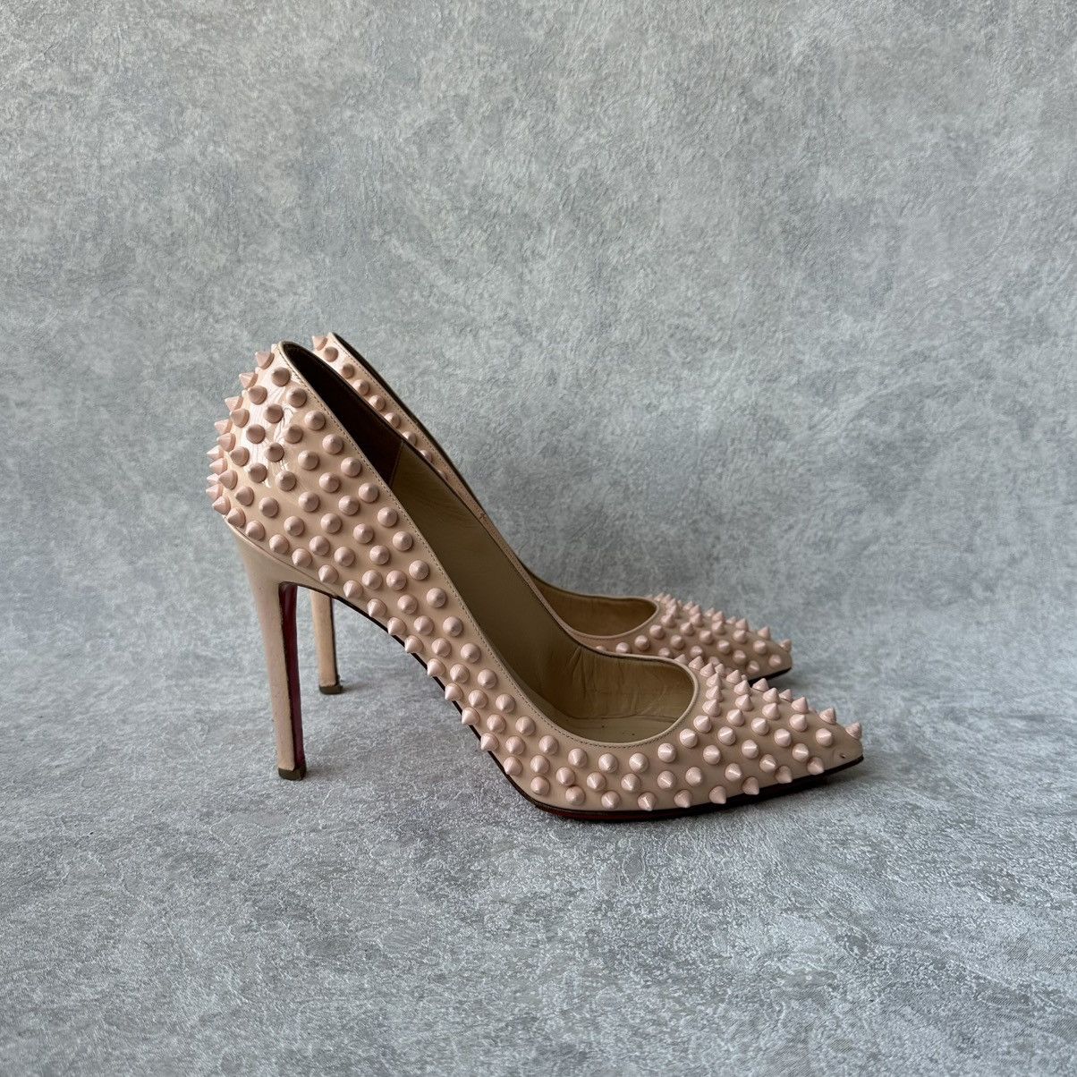 Christian Louboutin Christian Louboutin Pink Patent Leather Pigalle High Heels Size US 9 / IT 39 - 6 Thumbnail