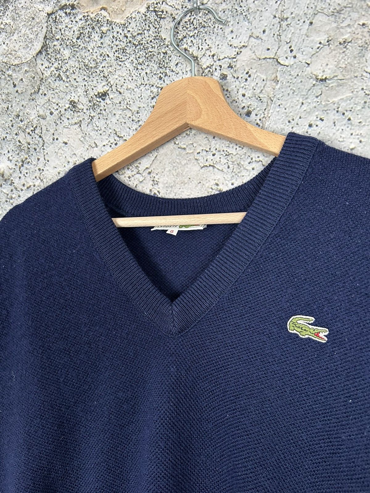 Lacoste Vintage Lacoste Wool Vest Made in France Archival Luxury 90s Size US XL / EU 56 / 4 - 3 Thumbnail