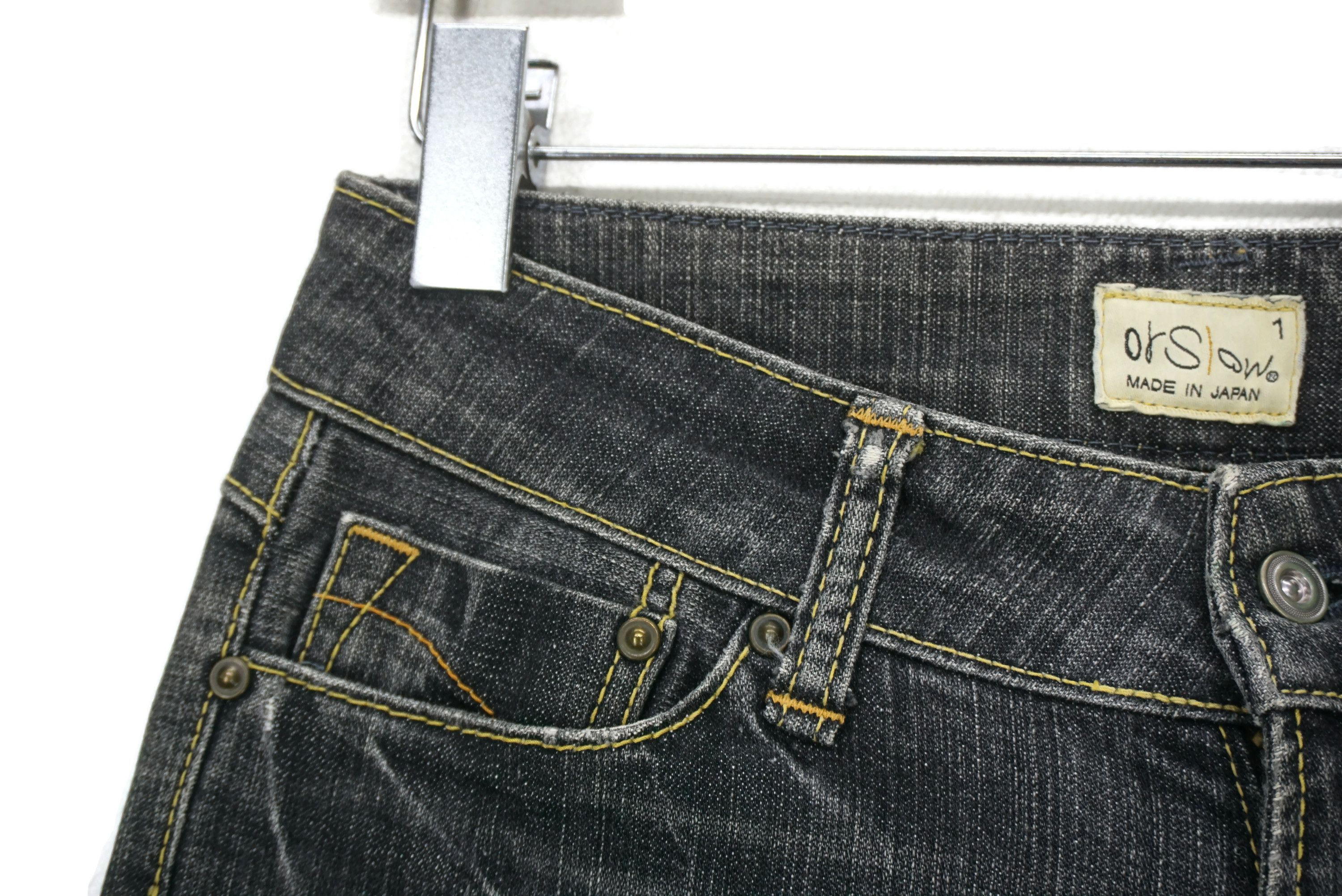 Japanese Brand Orslow Jeans Size W28xL30.5 Low-Rise Slim Skinny Denim Japan Size 25" / US 0 / IT 36 - 4 Thumbnail
