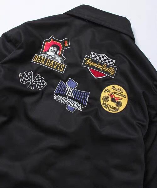 Ben Davis BEN DAVIS // WHITE LABEL Emblem Coach Jacket Ｑ22 Size US M / EU 48-50 / 2 - 4 Thumbnail