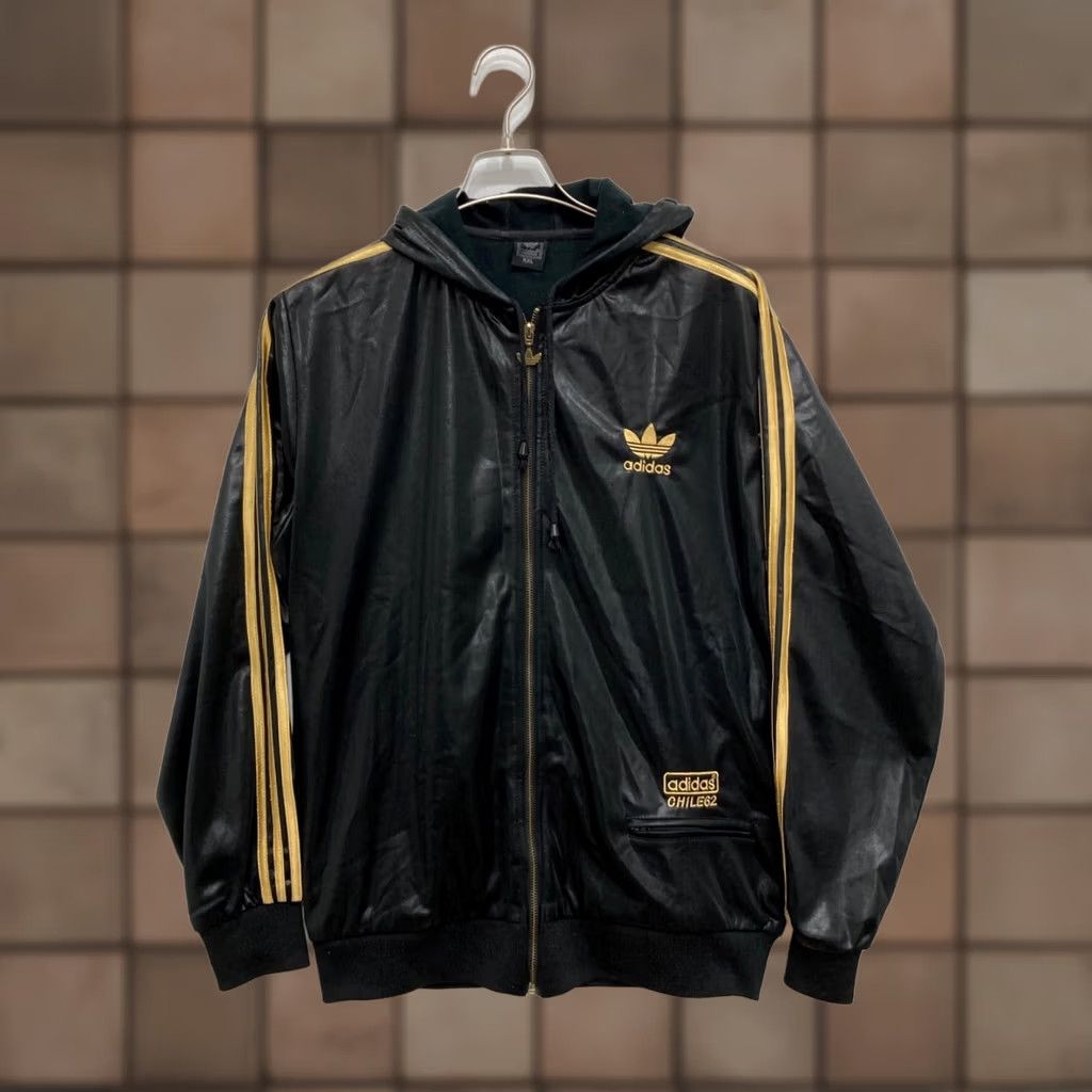 Adidas adidas Chile 62 Track Jacket XXL Black Men Jacket Size US XXL / EU 58 / 5 - 1 Thumbnail