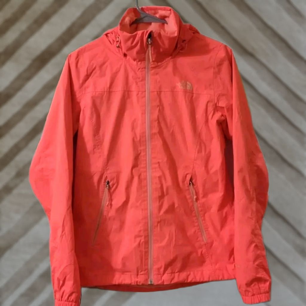 The North Face VINTAGE The North Face Waterproof DryVent Hooded Rain Jacket Parka Orange Small Women Size S / US 4 / IT 40 - 1 Thumbnail