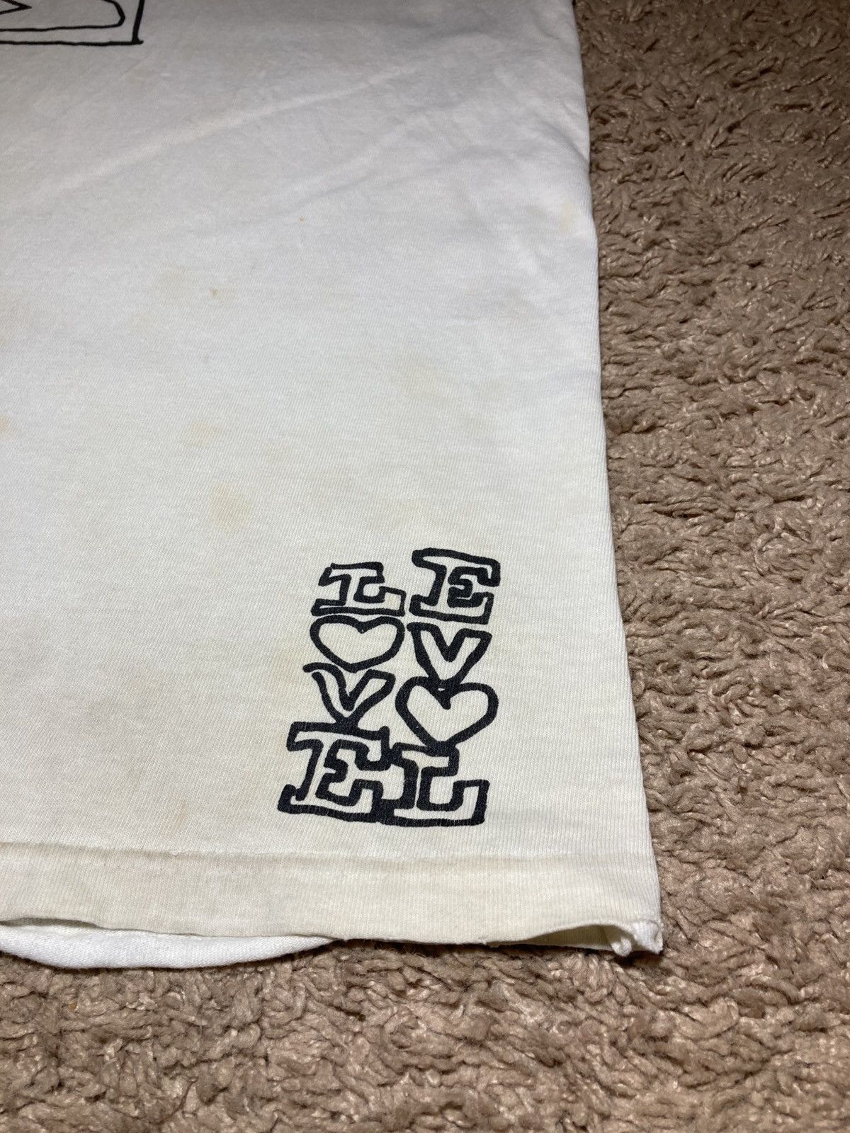 Japanese Brand 2001 Mark Gonzales Lovers Sketch Art Drawing Supreme Skate Size US L / EU 52-54 / 3 - 6 Thumbnail