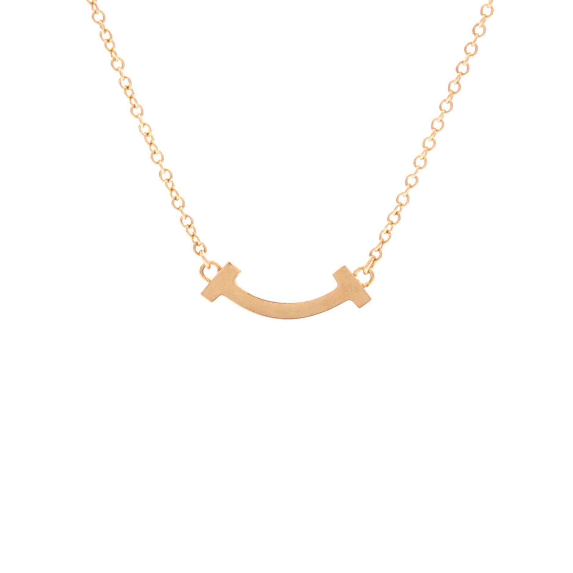 Tiffany & Co. T Smile Pendant Necklace Size ONE SIZE - 1 Thumbnail