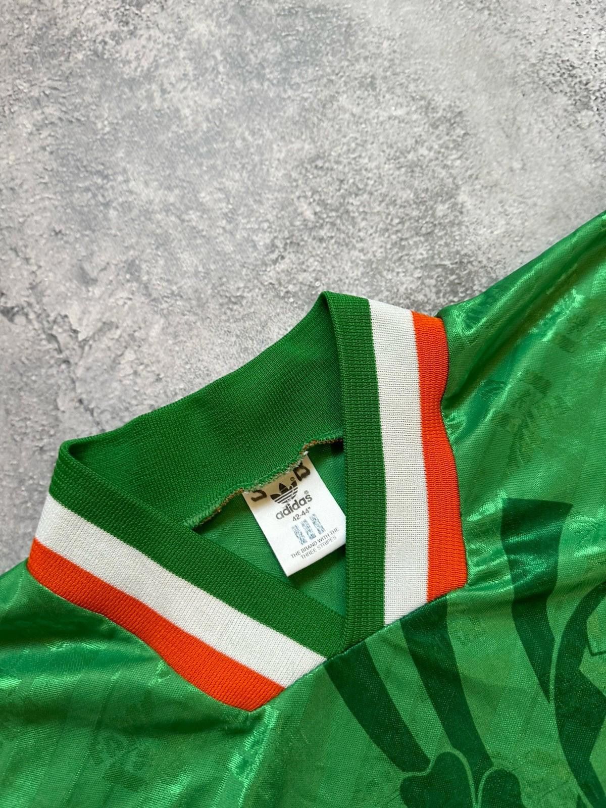 Adidas IRELAND 1994 HOME FOOTBALL SHIRT SOCCER JERSEY ADIDAS 42/44 Size US M / EU 48-50 / 2 - 4 Thumbnail