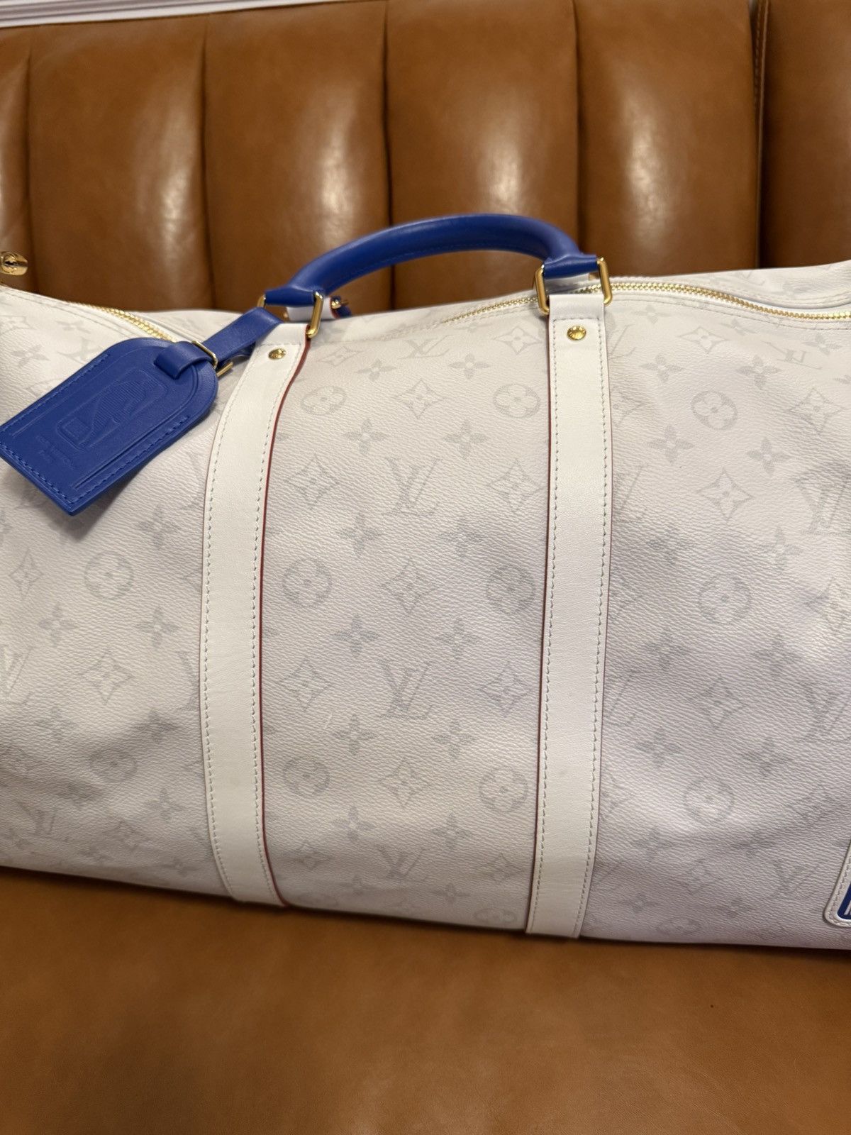 Louis Vuitton × NBA Louis Vuitton X NBA Keepall Antartica Bag Size ONE SIZE - 2 Thumbnail