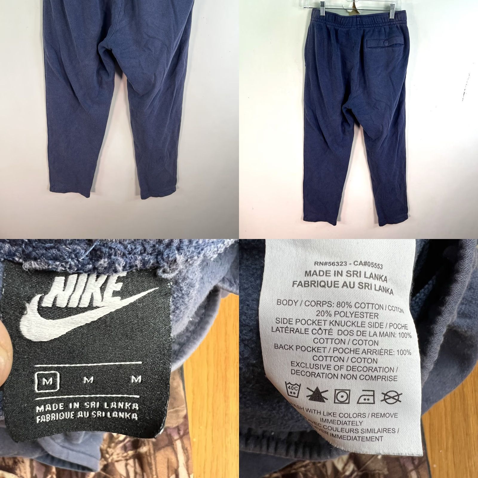 Nike VINTAGE Nike Sweatpants Men Large Activewear Jogging Pants Blue 90s Sports Leg Style Size US 31 - 8 Thumbnail