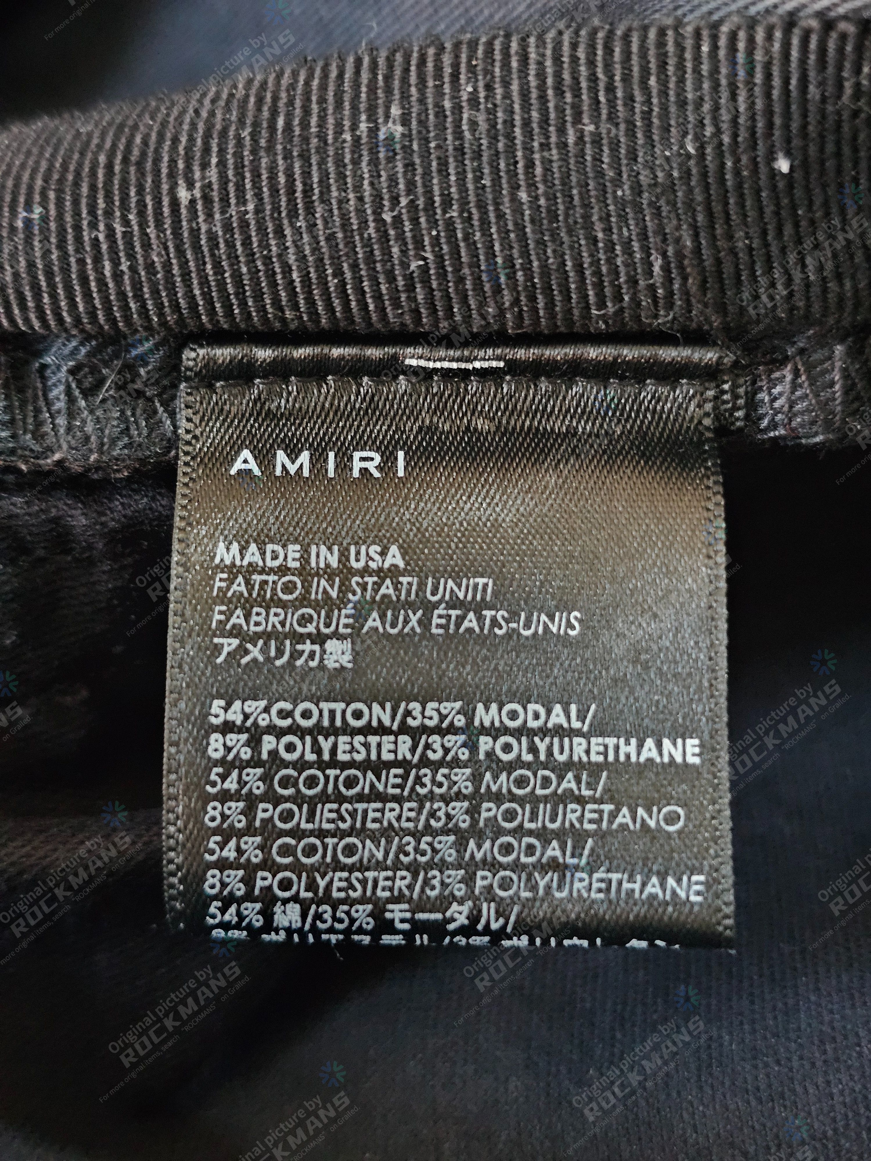 Amiri Amiri Men's Velvet Stretch Jeans Size 30 Size US 30 / EU 46 - 6 Thumbnail