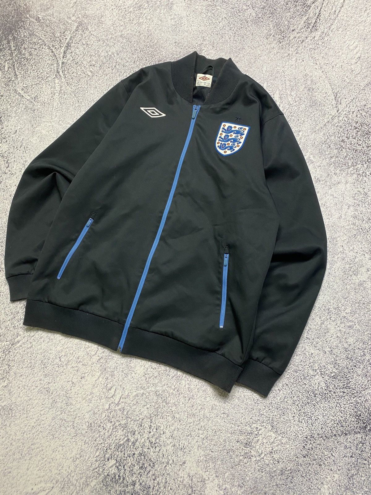 Umbro Vintage Soccer Track Jacket England Umbro Football Retro Y2k Size US XL / EU 56 / 4 - 2 Thumbnail
