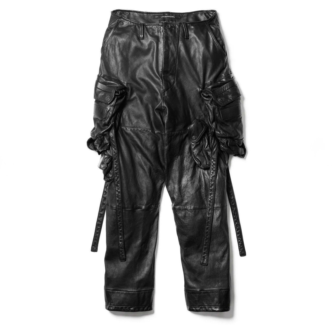 Julius Julius Leather Wide Gas Mask Cargo Pants Size US 34 / EU 50 - 25 Thumbnail