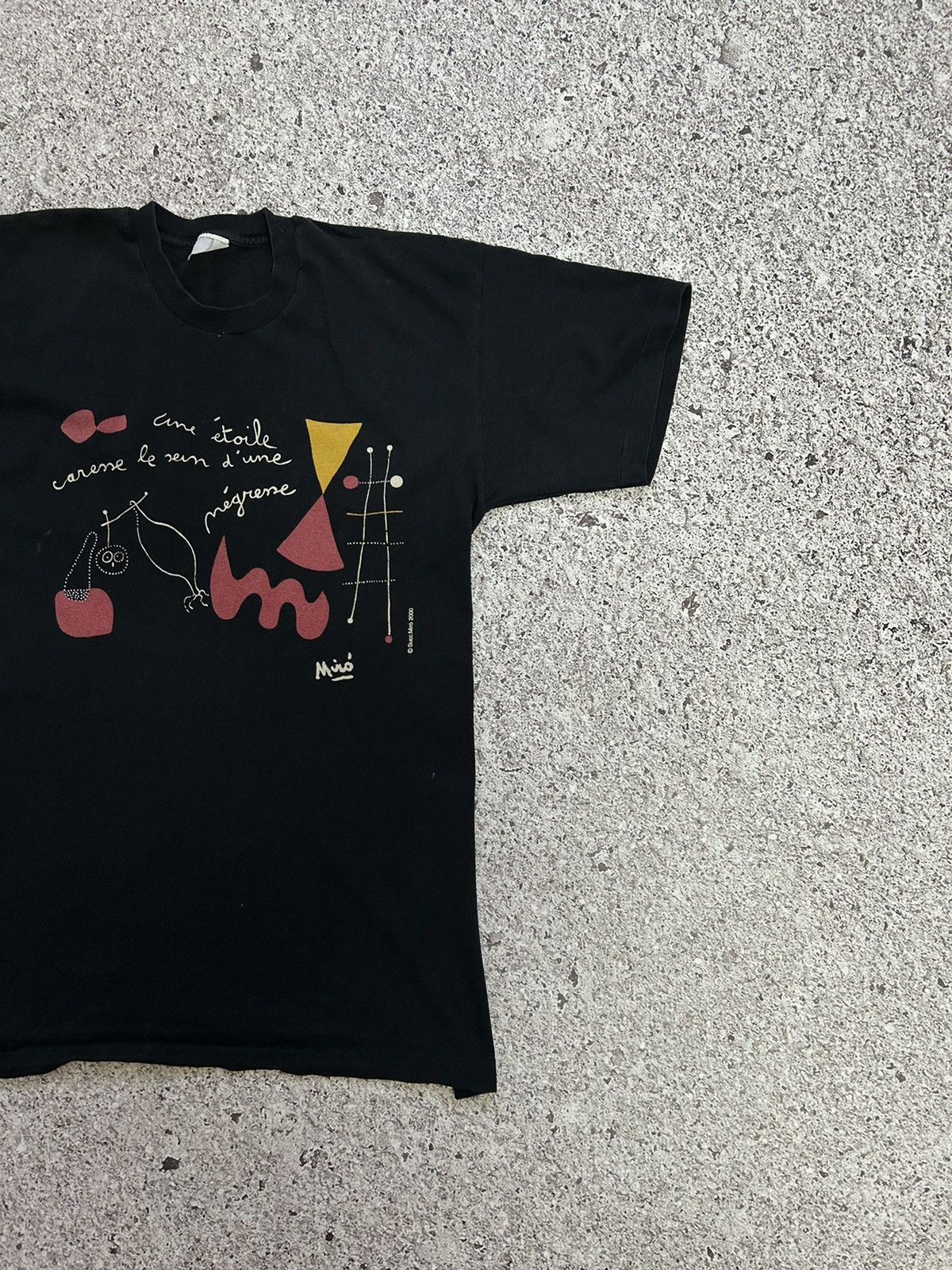 MoMA × Vintage Rare vintage 90s Joan Succ Miro Art boxy t-shirt 2000 Y2K Size US XL / EU 56 / 4 - 3 Thumbnail