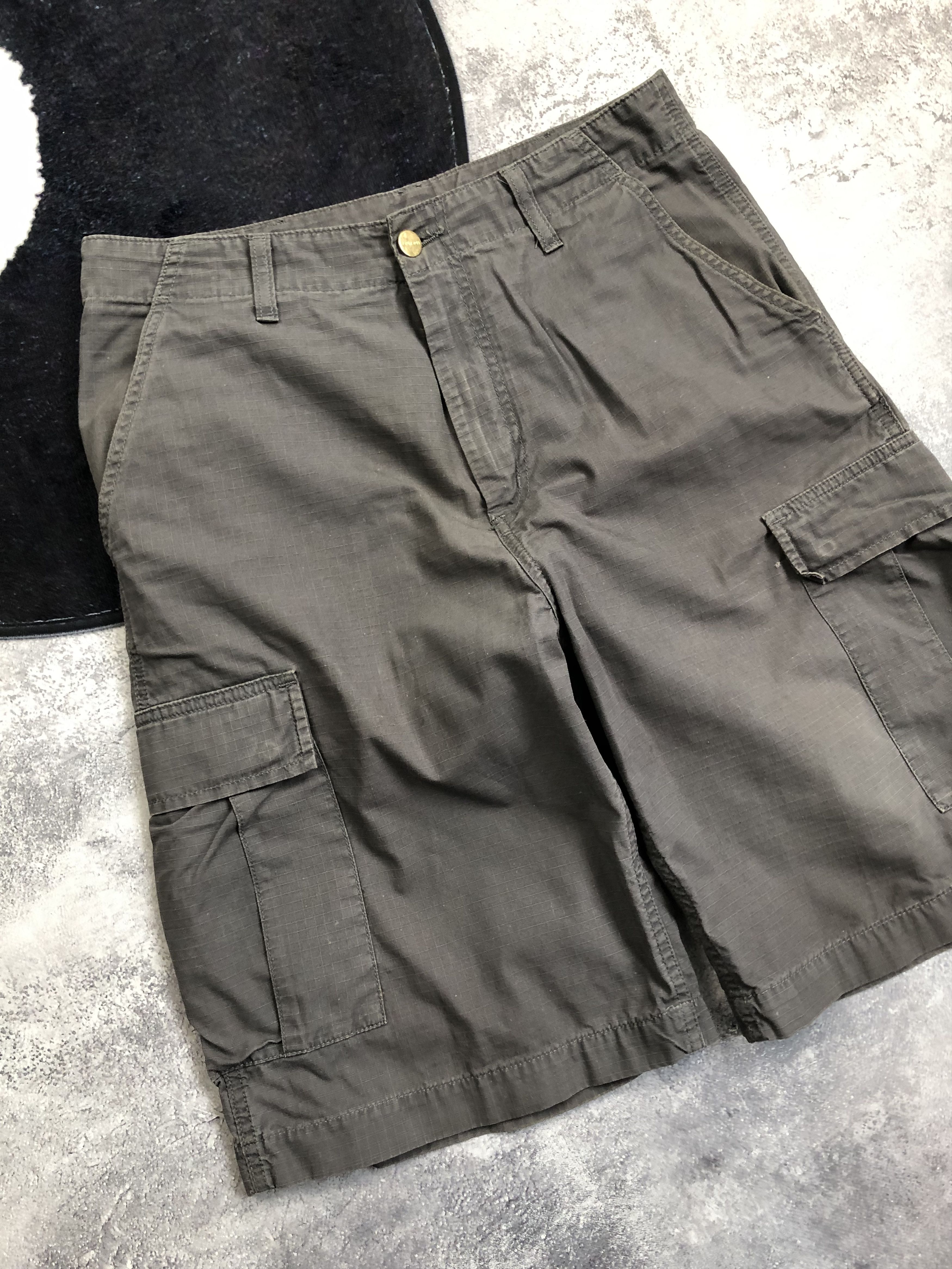 Carhartt CARHARTT Vintage Mini Logo Cargo Shorts Streetwear Workwear Size US 29 - 4 Thumbnail