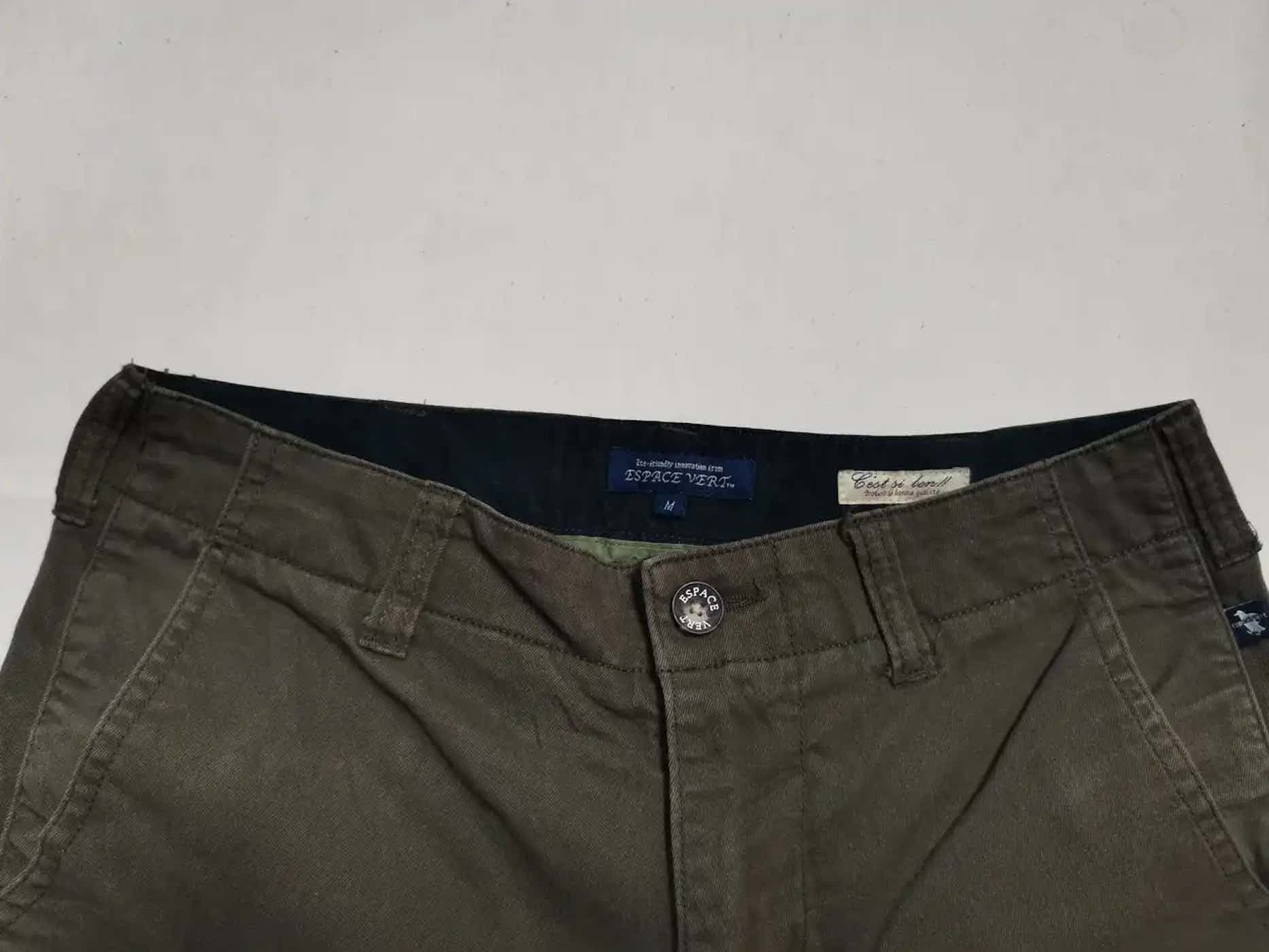 Japanese Brand Espace Vert Tactical Multipocket Cargo Pants Size US 29 - 14 Thumbnail