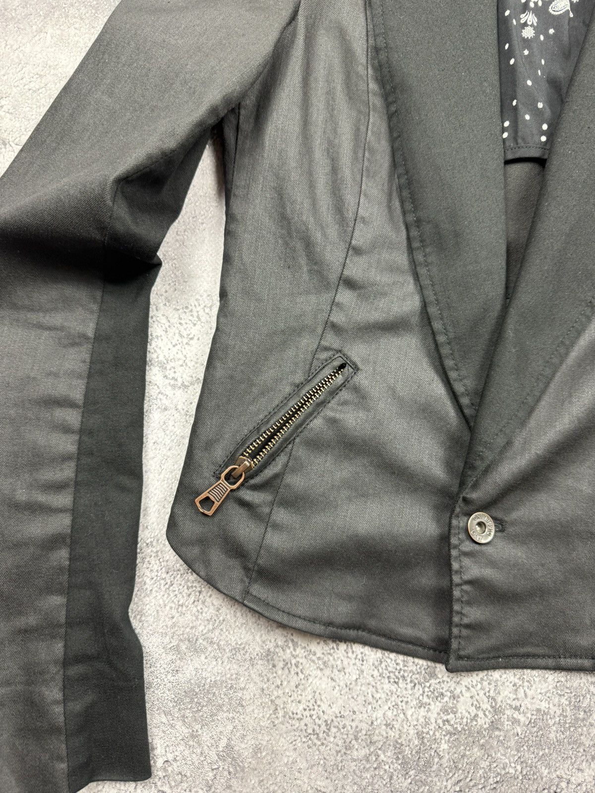 Diesel Vintage Diesel Y2K Biker Jacket Avant Garde Opium Archive Size XS / US 0-2 / IT 36-38 - 10 Thumbnail