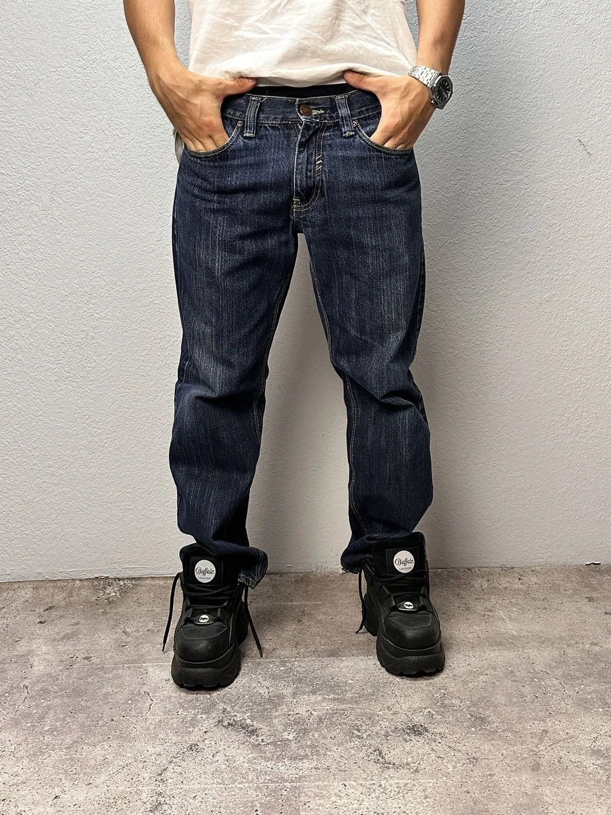 U.S. Polo Assn. 👉 Vintage Polo Ralph Lauren Cargo Pants Baggy Purple Label Size US 32 / EU 48 - 3 Thumbnail