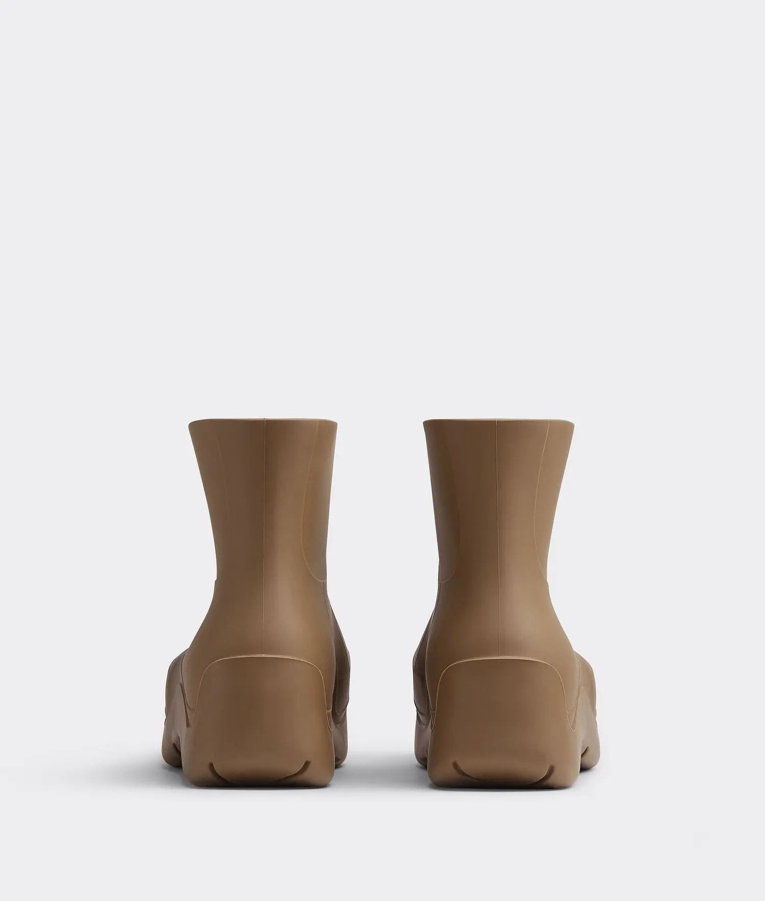 Bottega Veneta o1n1vont1224 Puddle Ankle Boots in Jute Brown Size US 6 / IT 36 - 3 Thumbnail