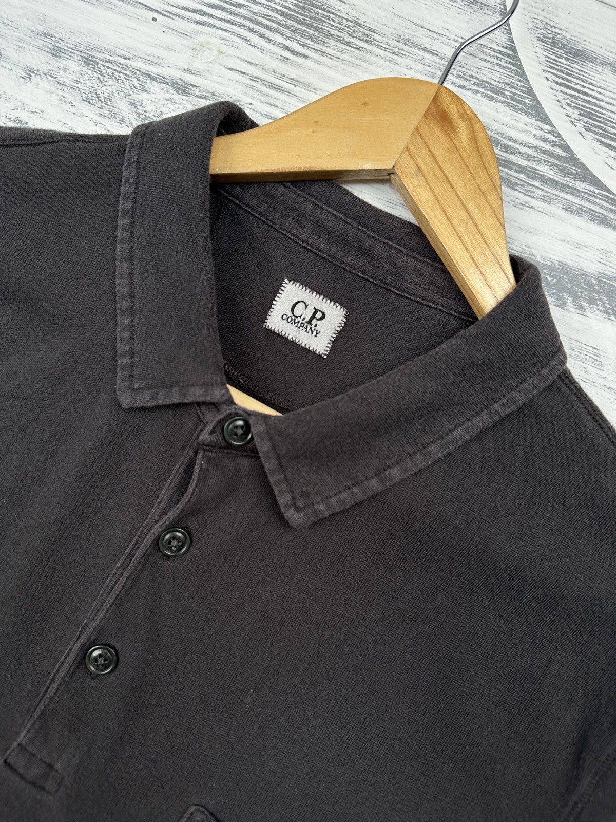 C.P. Company C.P. COMPANY Faded Basic Pockets Polo Shirt XXL Slim Fit Size US XXL / EU 58 / 5 - 4 Thumbnail