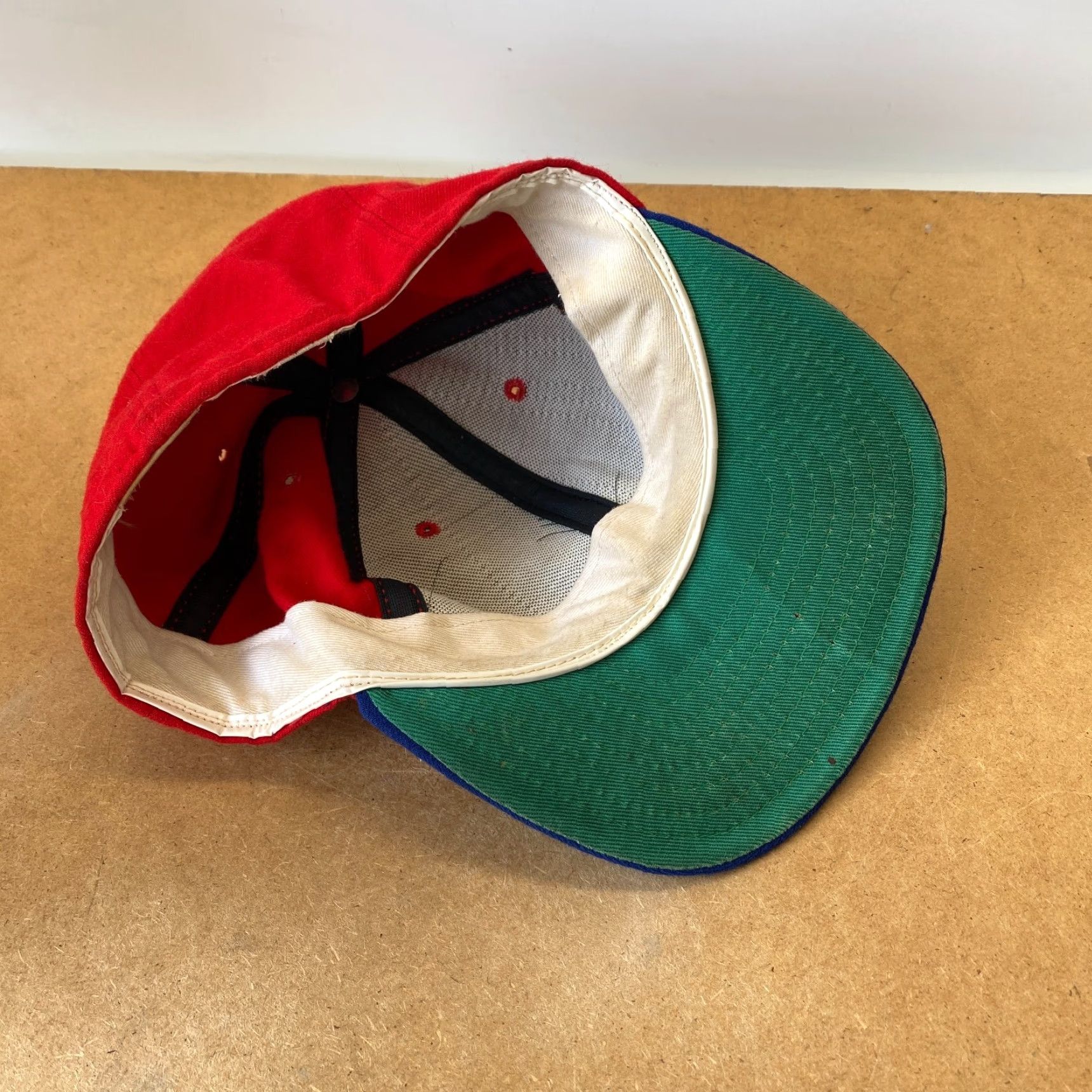 New Era VINTAGE New Era Baseball Hat Red Blue White Size 7 Bears Red Sox - Hat - Unisex Adults - Red - 7 - USA - Baseball Cap - Mens / Womens Size ONE SIZE - 7 Thumbnail