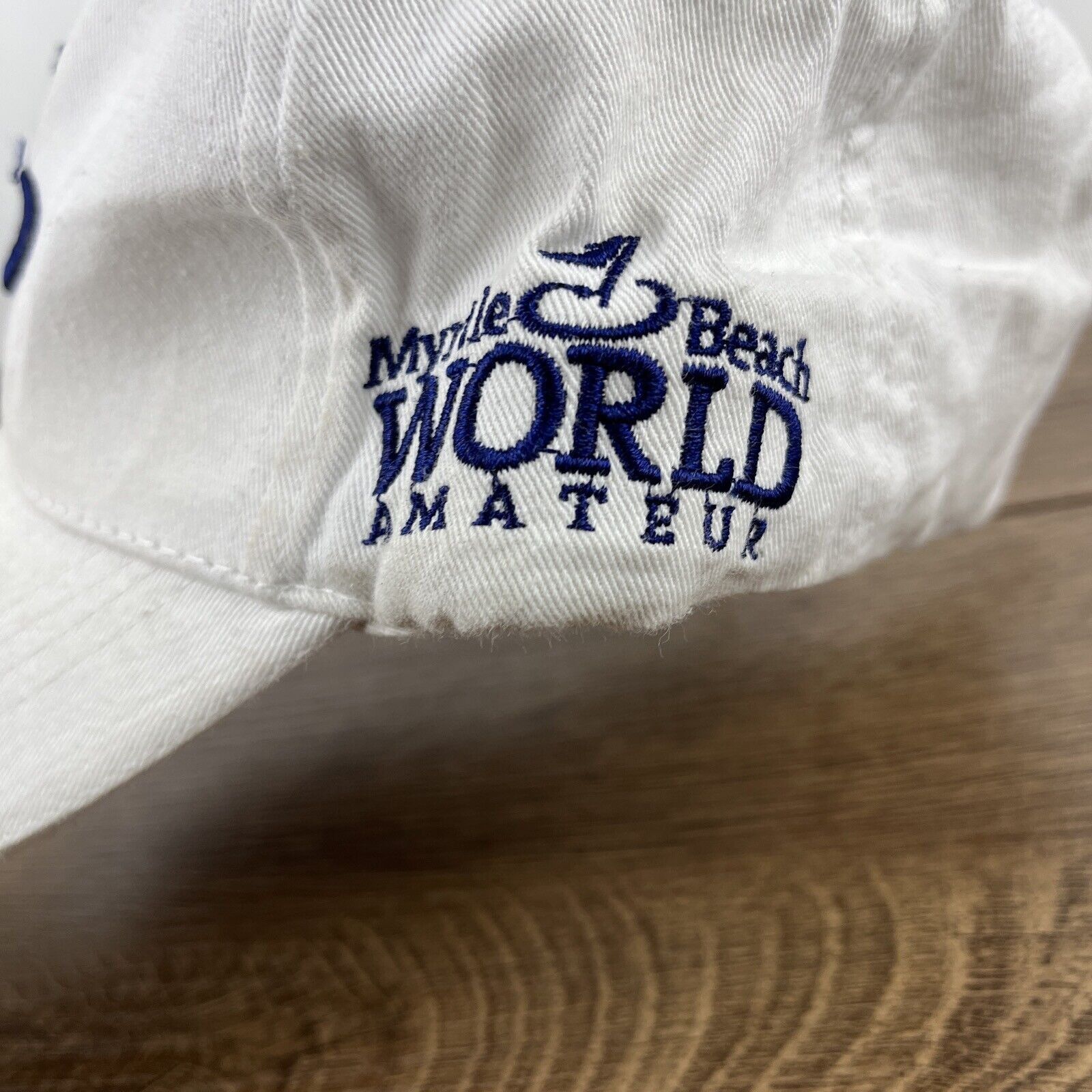 Other Myrtle Beach World Amateur Golf Hat White Hat Adjustable Whi Size ONE SIZE - 10 Thumbnail