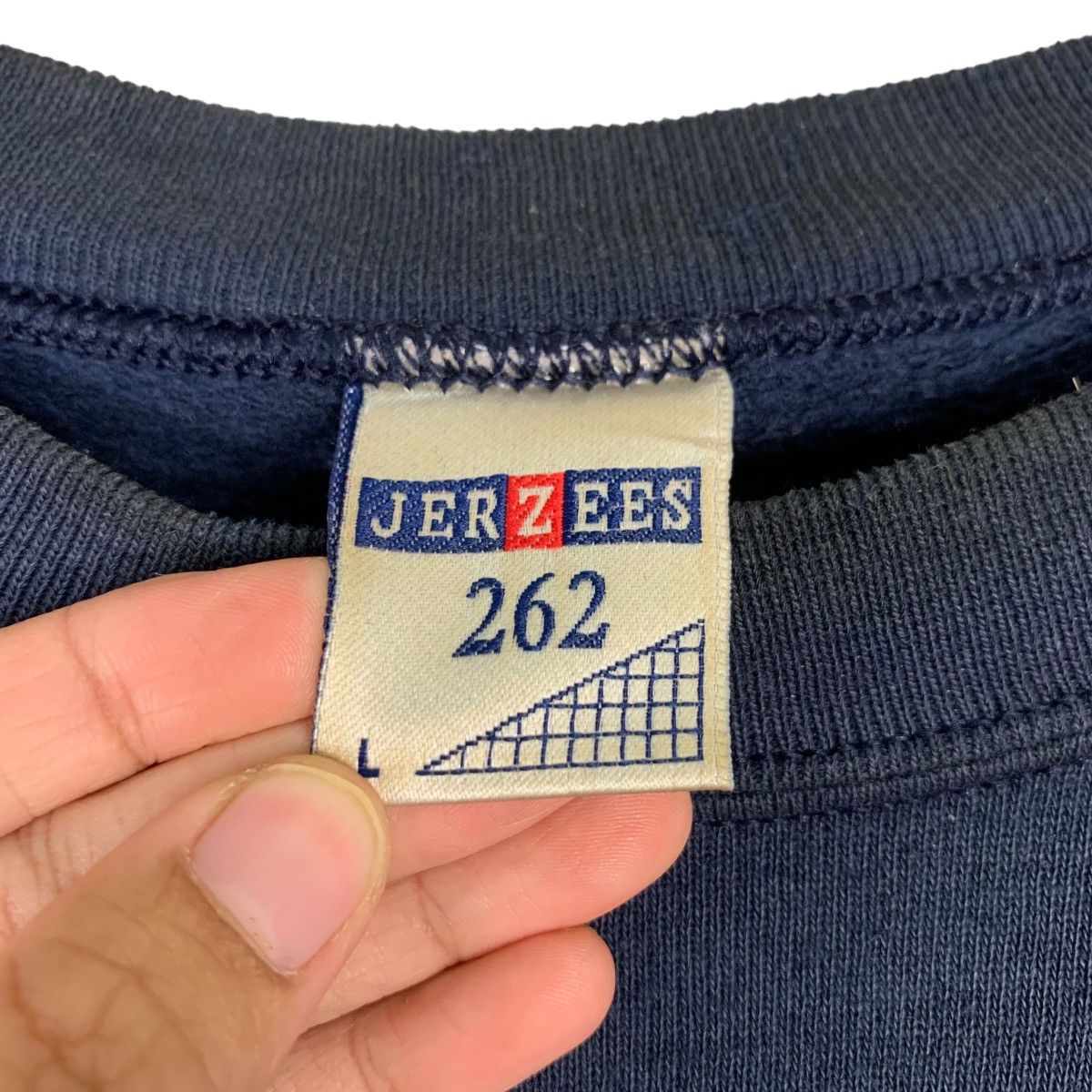Jerzees Vintage 90's JERZEES 262 Plain Sweatshirts #0691-C32 Size US L / EU 52-54 / 3 - 9 Thumbnail