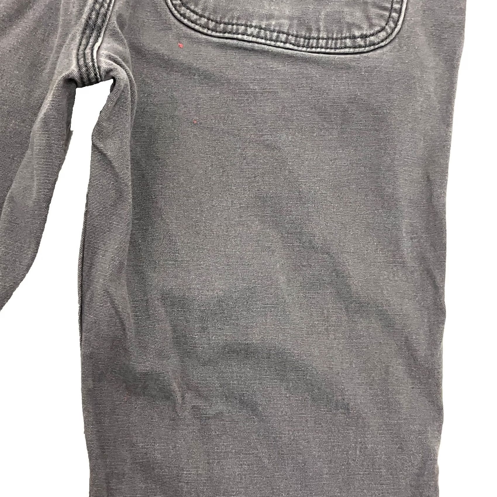 Carhartt Carhartt Carpenter Trousers Mens 33W 30L Grey Straight Fit Stretch Workwear Size US 33 - 7 Thumbnail