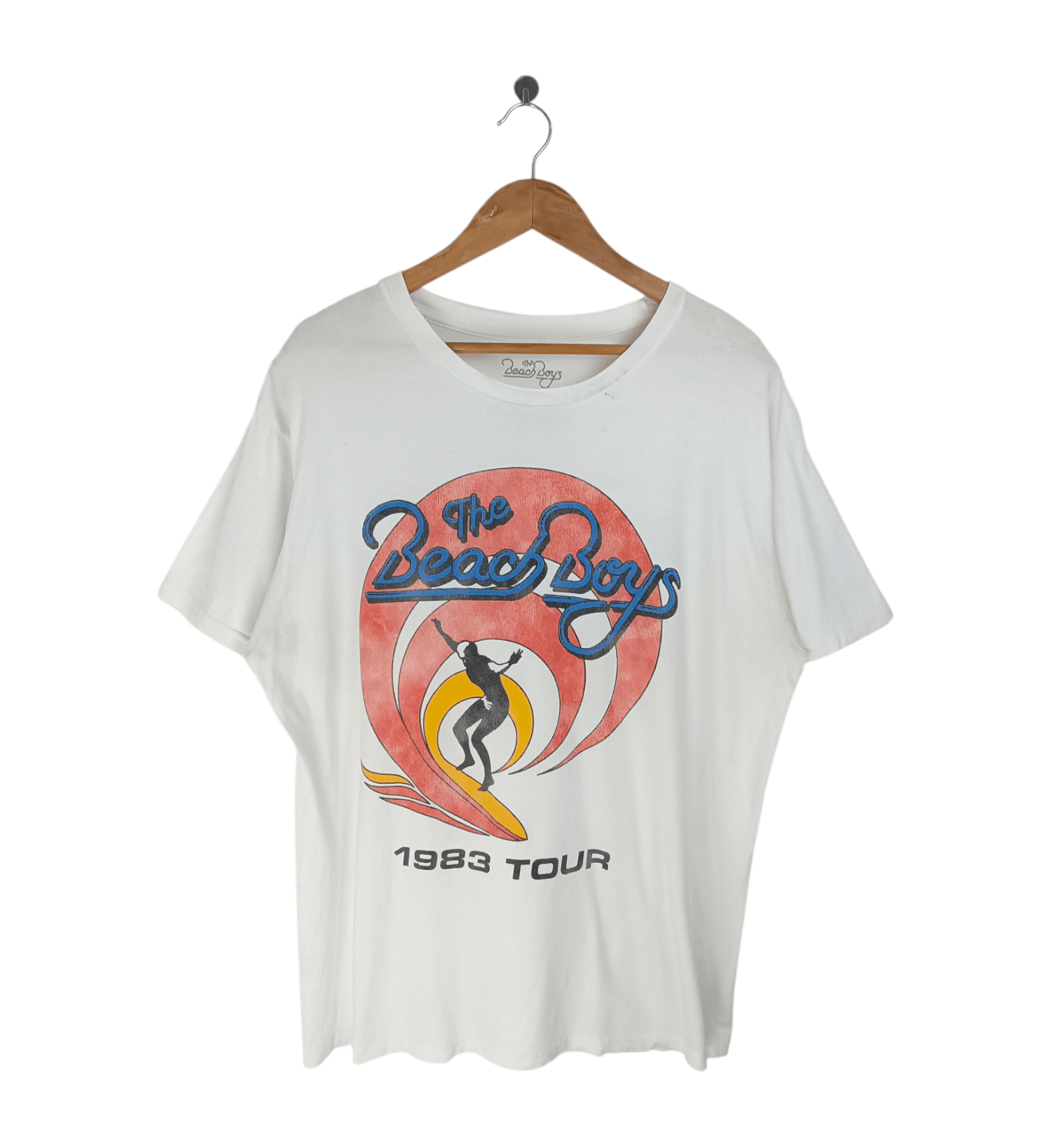 Band Tees VTG THE BEACH BOYS SURF TOUR 1983 TEE who kinks jam beatles Size US XL / EU 56 / 4 - 1 Thumbnail