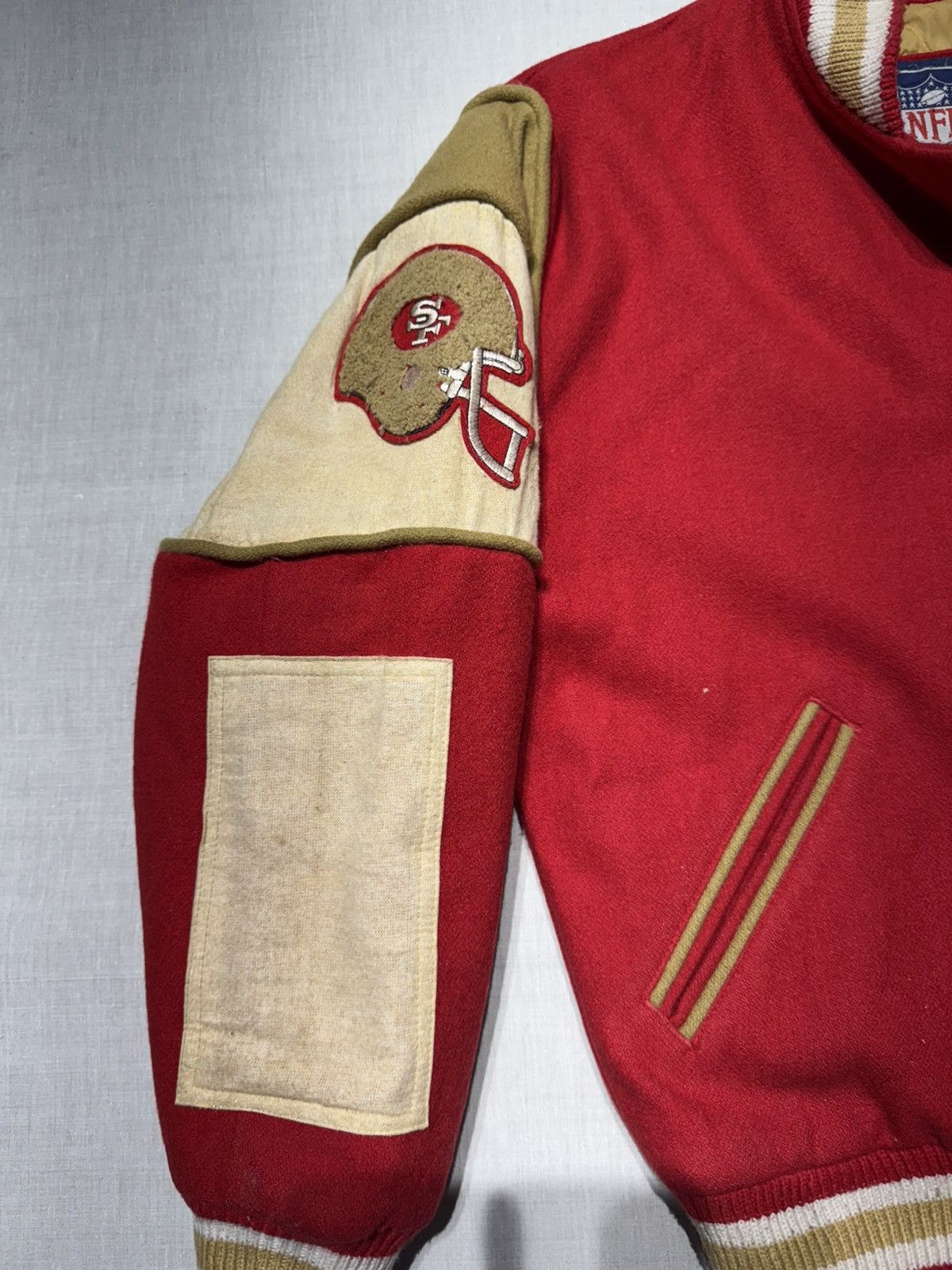 NFL VINTAGE CAMPRI SANFRANCISCO 49’ERS VASRISTY JACKET 🔴🚀 Size US M / EU 48-50 / 2 - 5 Thumbnail