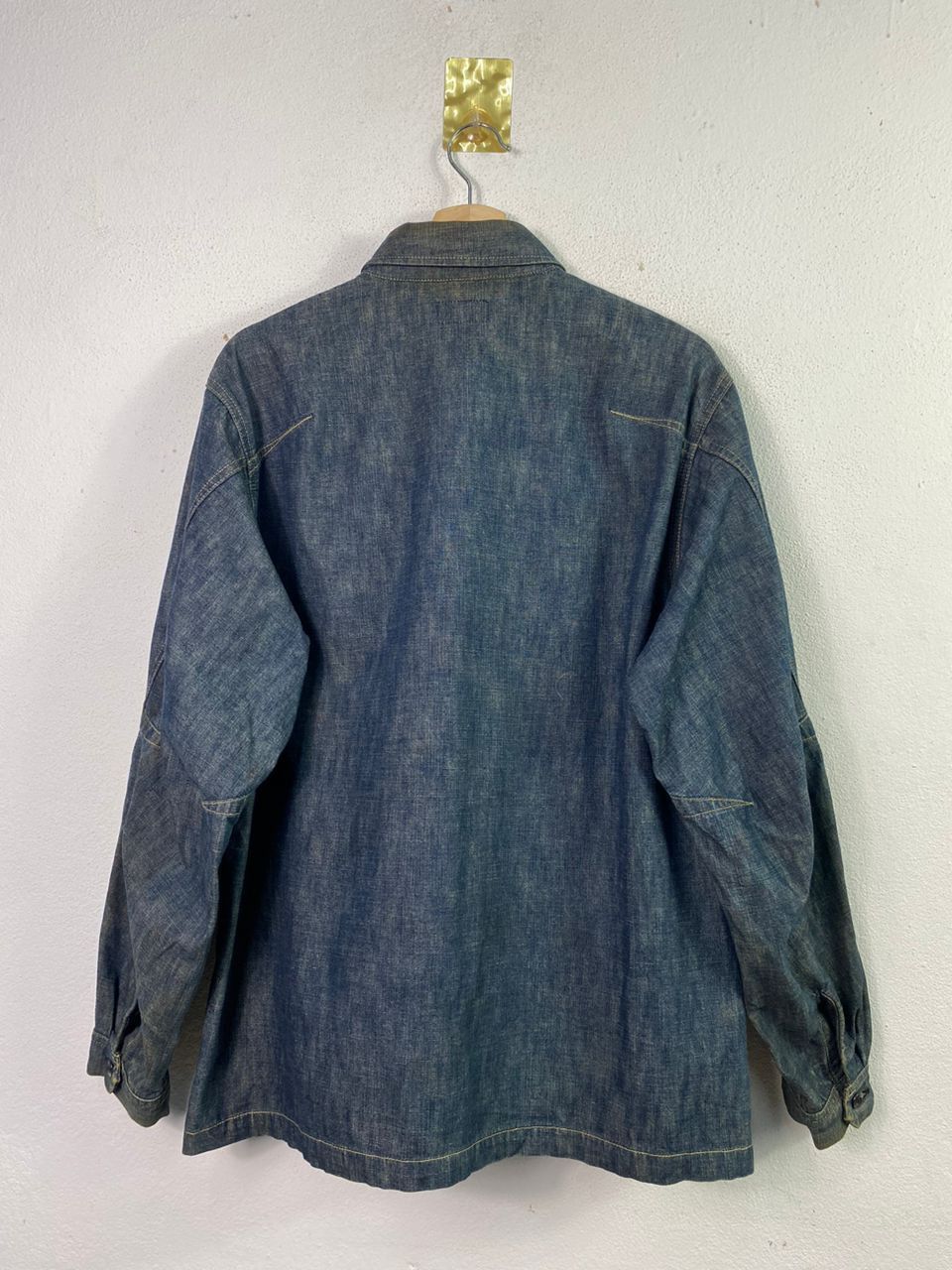 Chevignon × Vintage Chevignon Denim Shirt Single Pocket Size US M / EU 48-50 / 2 - 3 Thumbnail