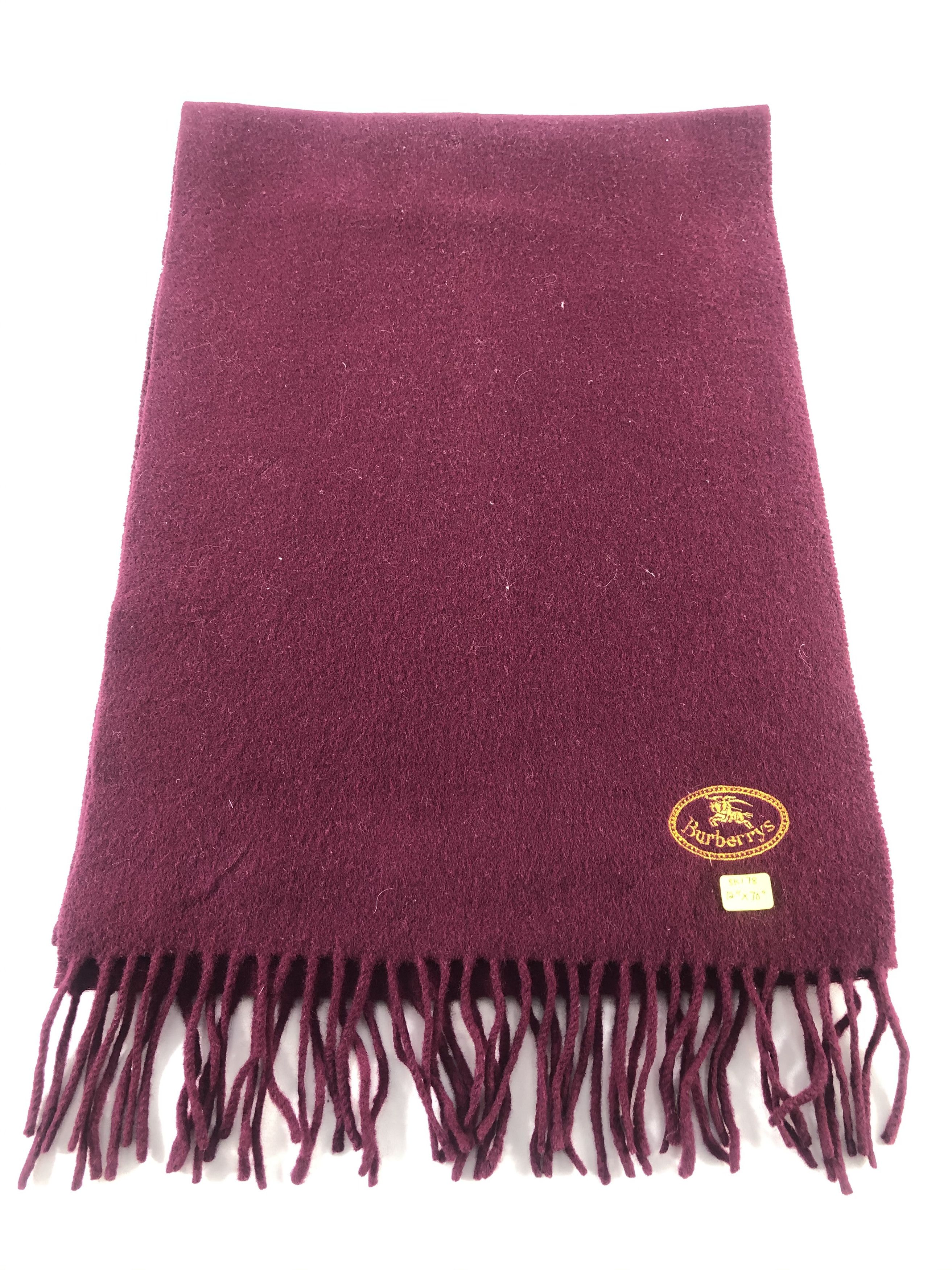 Burberry Burberrys Lambswool Scarf / Muffler / Neckwear Size ONE SIZE - 6 Thumbnail