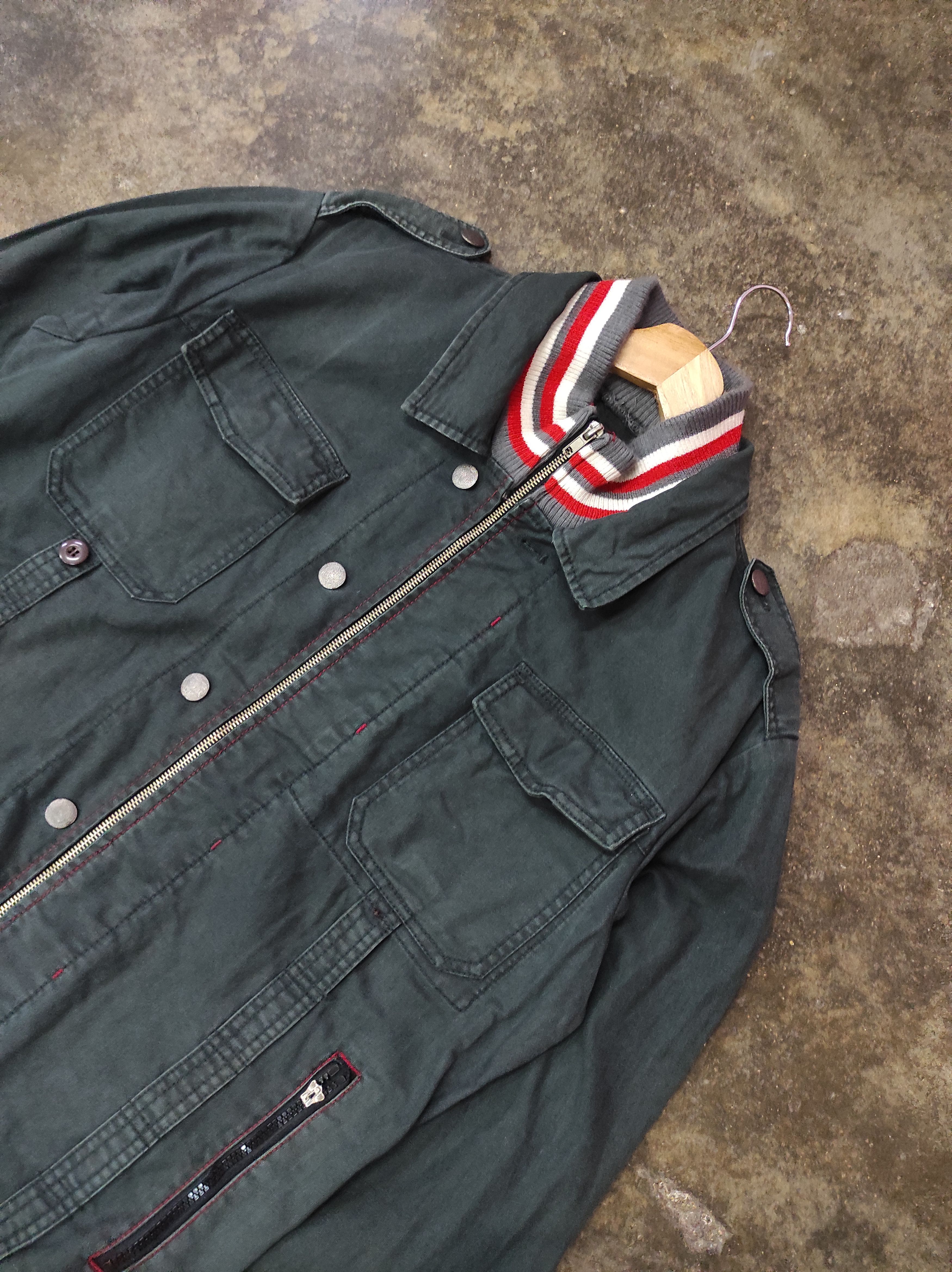 Japanese Brand POWER TO THE PEOPLE BLACK LABEL MULTIPOCKET JACKET Size US M / EU 48-50 / 2 - 3 Thumbnail