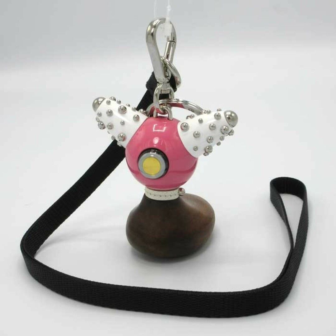 Prada PRADA Pradamalia Spot wood & metal robot keyring charm Size ONE SIZE - 2 Thumbnail
