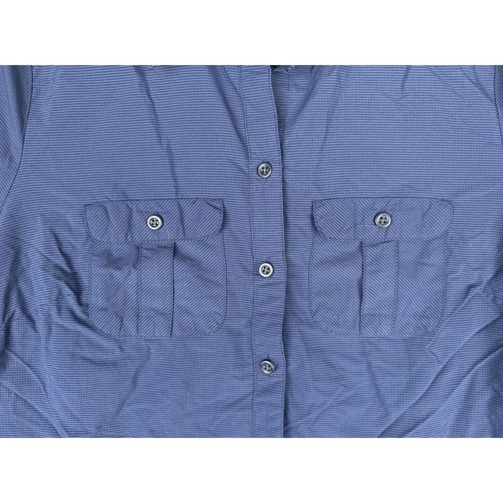 Eddie Bauer Eddie Bauer Shirt Womens Medium Blue Long Sleeve Button Front Hiking Outdoor Size M / US 6-8 / IT 42-44 - 6 Thumbnail