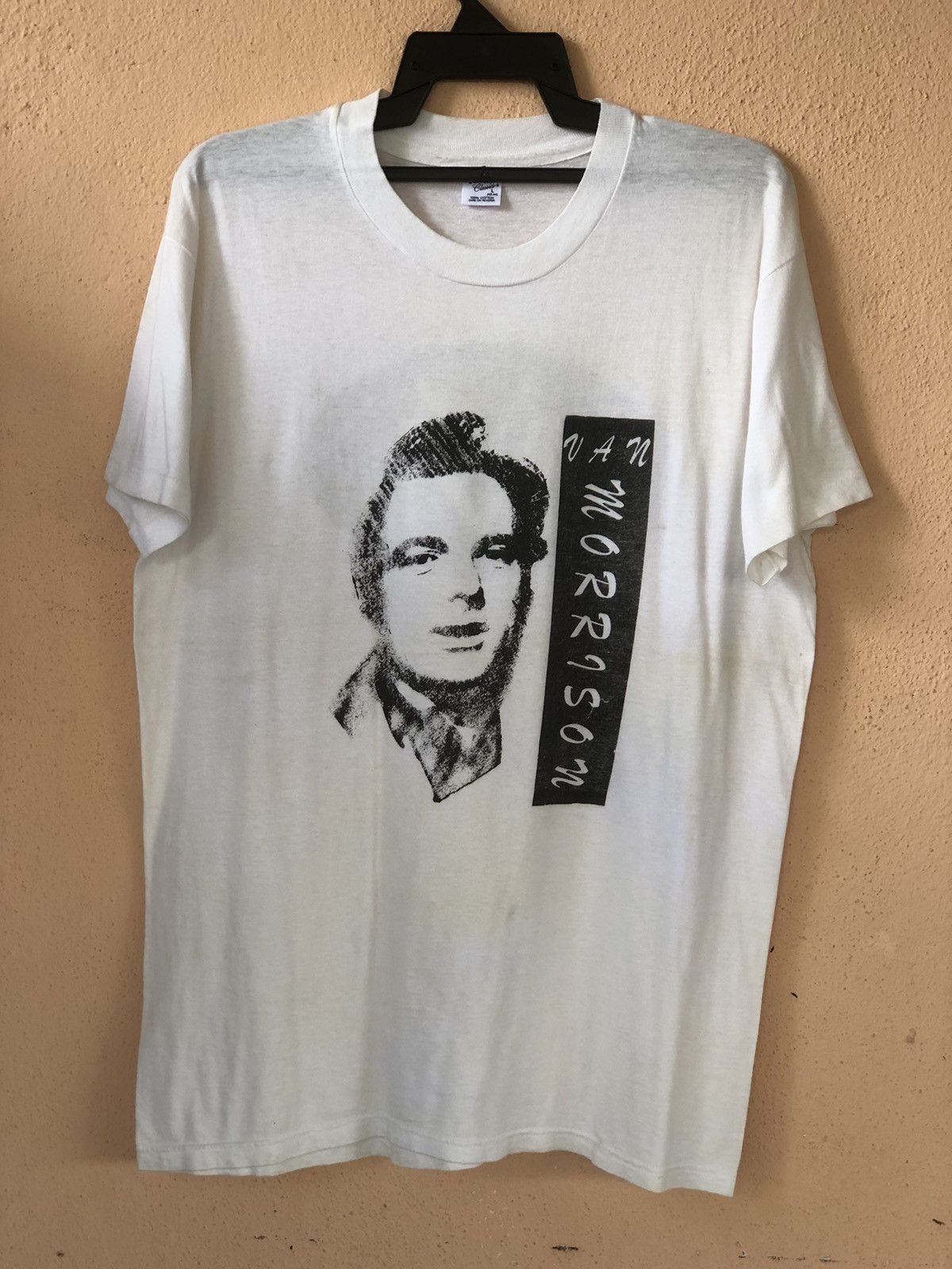 Band Tees × Vintage Vintage 90s Van Morrison Tee Size US L / EU 52-54 / 3 - 1 Thumbnail