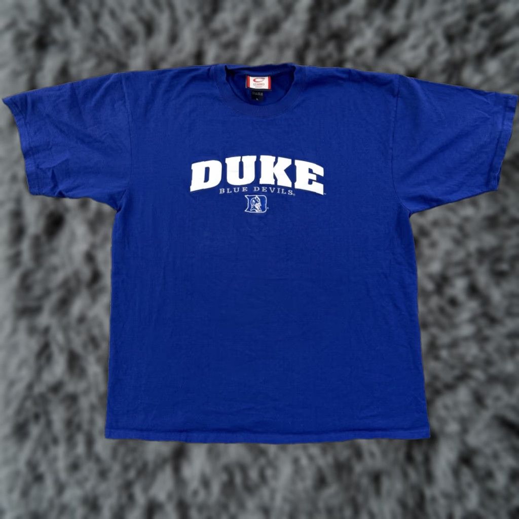 Vintage VINTAGE Duke Blue Devils Shirt Mens XL Blue Short Sleeve Sport College Y2K USA Size US XL / EU 56 / 4 - 1 Thumbnail