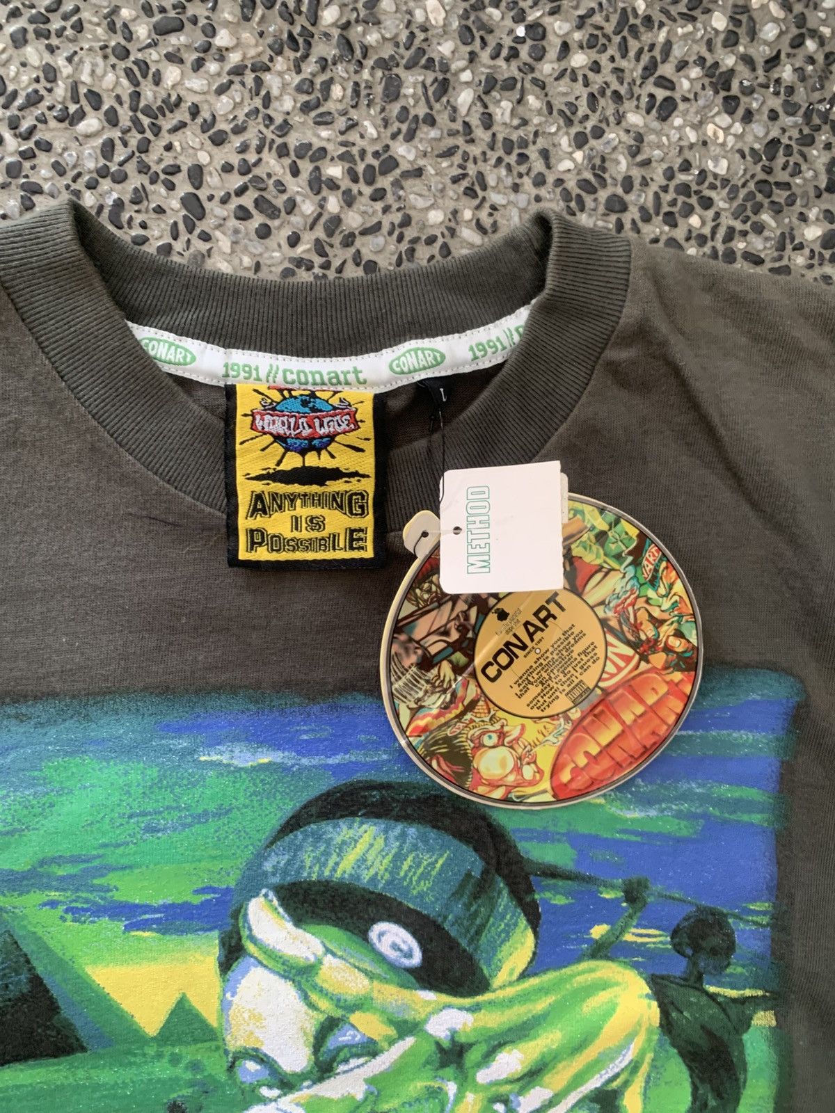 Vintage Vintage 90s Conart Streetwear / Graffiti T shirt Size US L / EU 52-54 / 3 - 7 Thumbnail