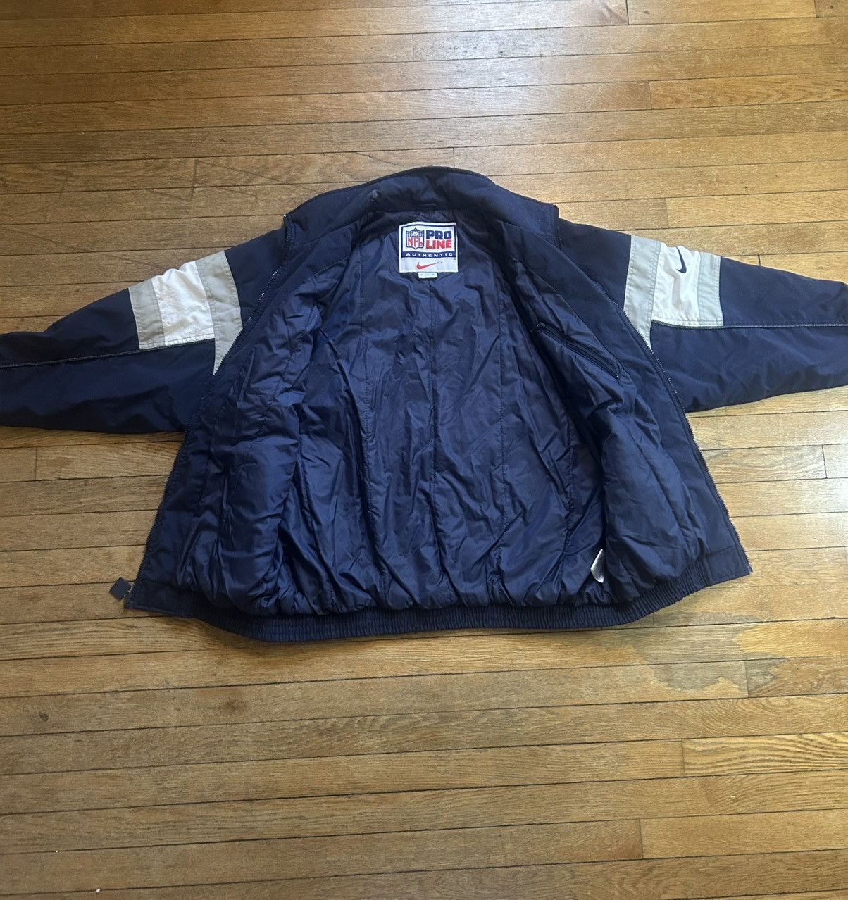 Nike Vintage 90s Dallas Cowboys Sideline Jacket Size US XL / EU 56 / 4 - 5 Thumbnail