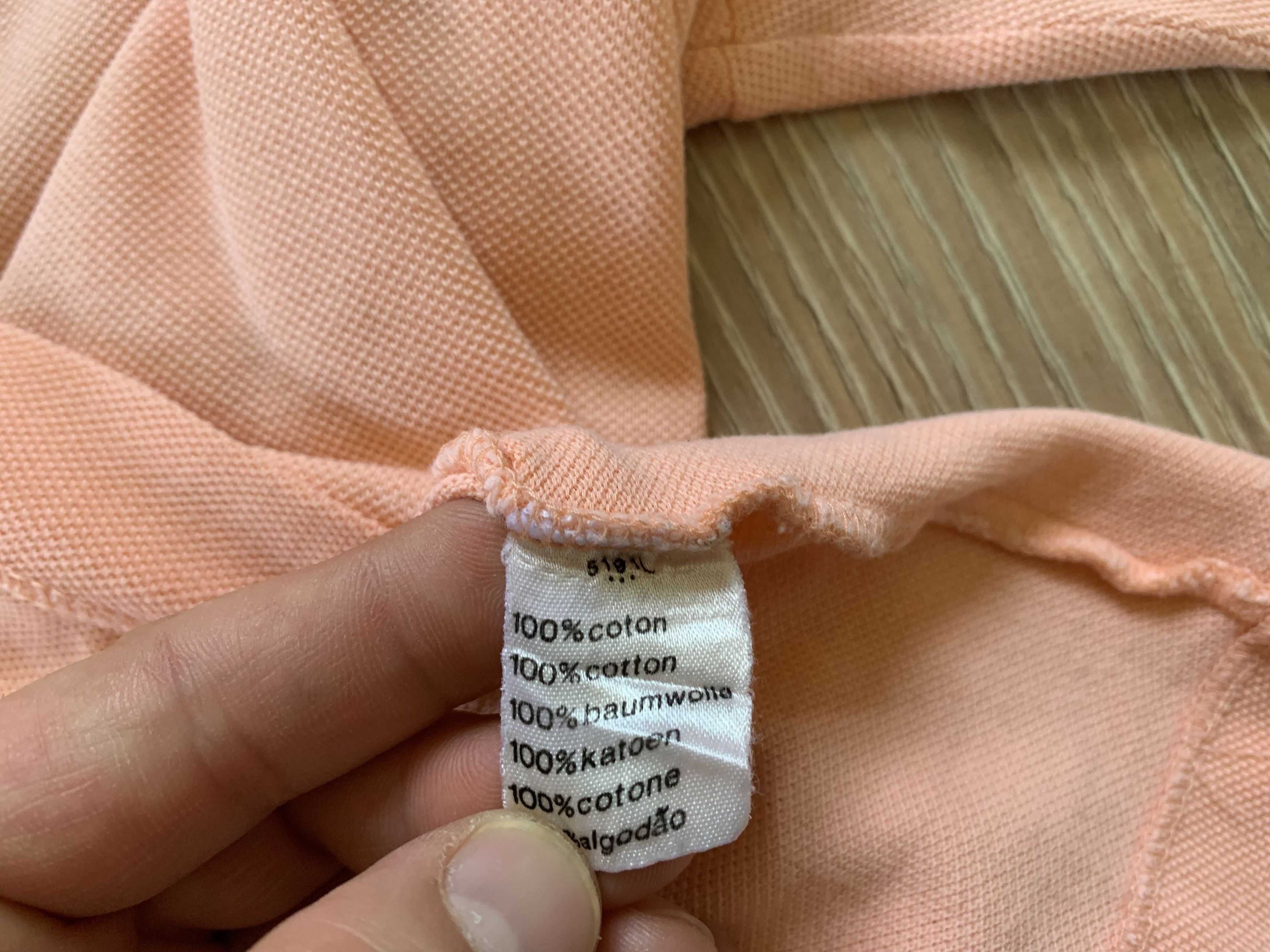 Lacoste × Vintage Vintage Chremise Lacoste Pink Polo T Shirt Size US L / EU 52-54 / 3 - 7 Thumbnail