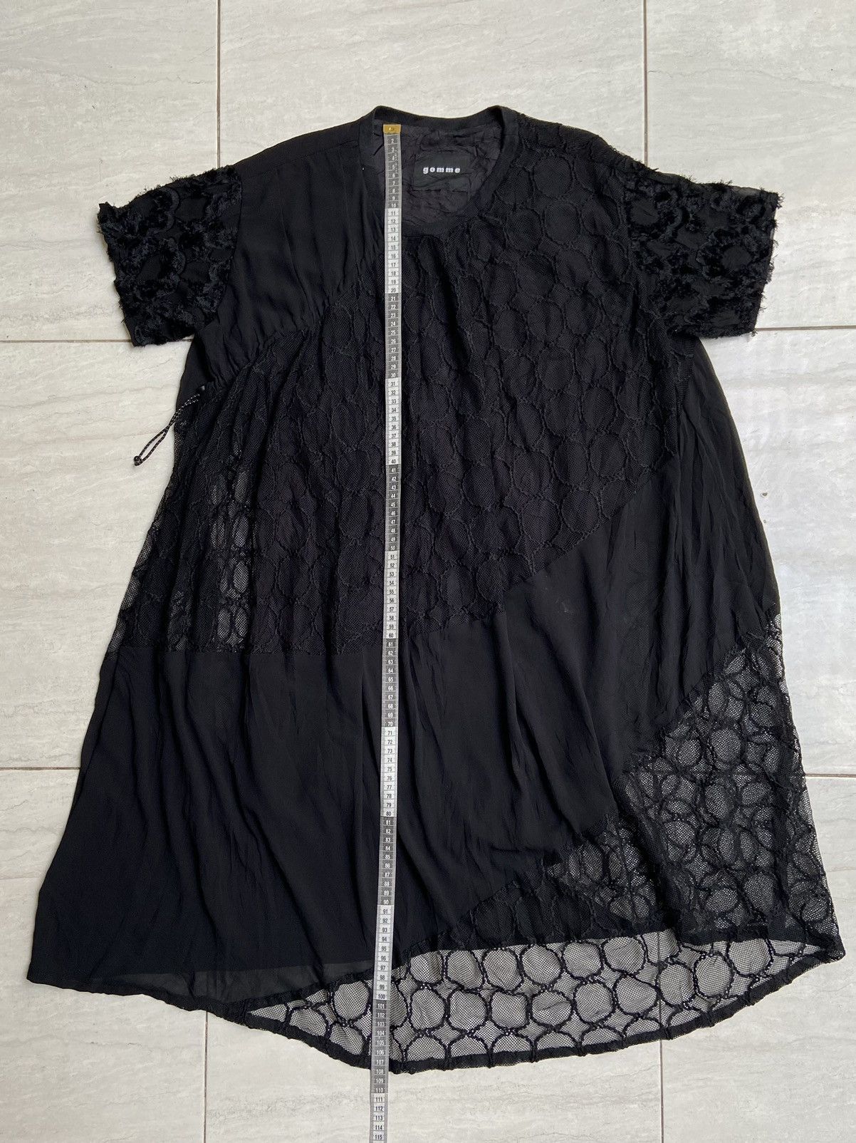 gomme GOMME Black Midi Dress Size L / US 10 / IT 46 - 2 Thumbnail