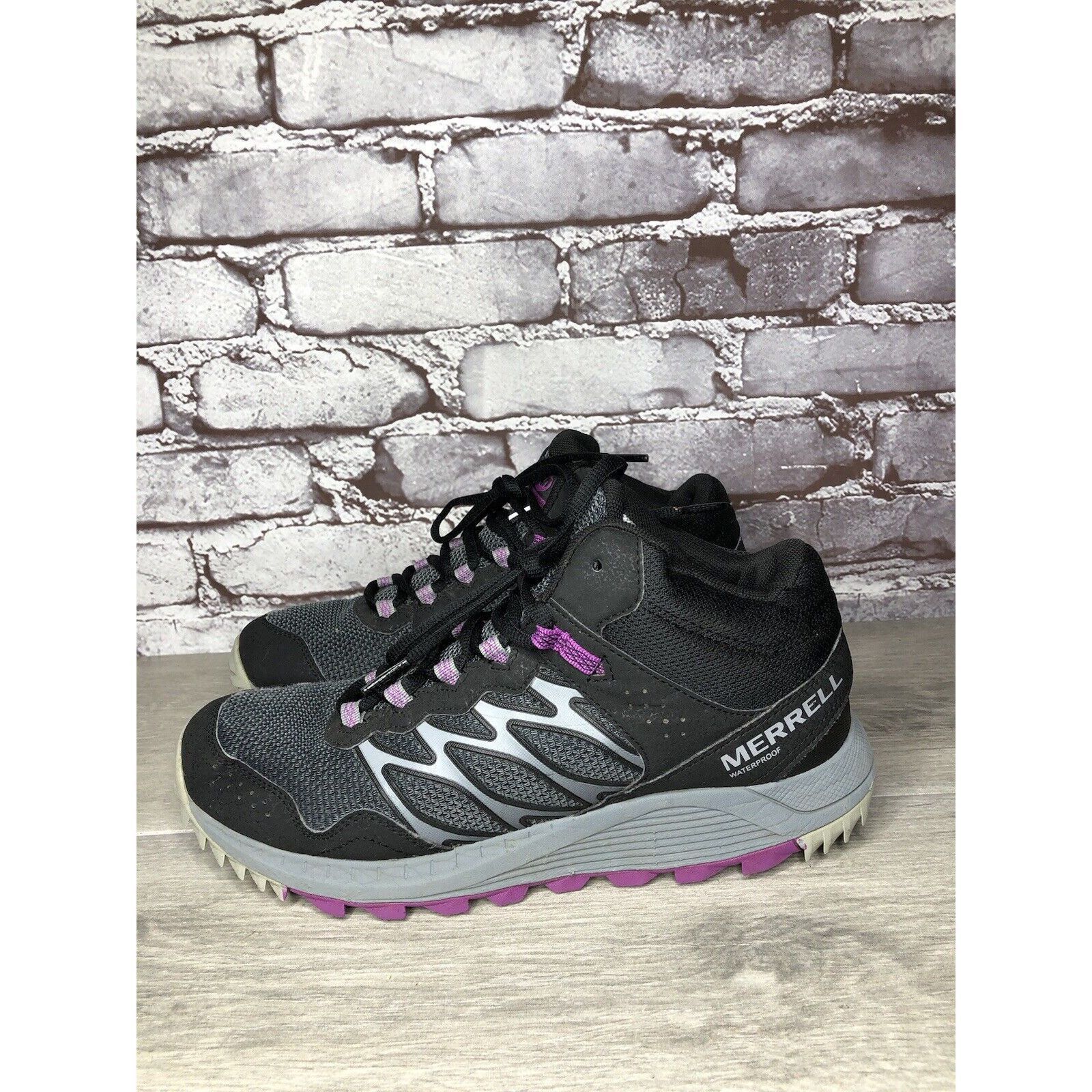 Merrell Merrell Wildwood Mid Waterproof Trail Running Hiking Shoes W Size US 9.5 / IT 39.5 - 19 Thumbnail