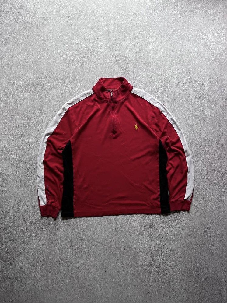 Polo Ralph Lauren × Vintage Vintage Polo Ralph Lauren 1/3 Zip Sweatshirt Y2K M Size US M / EU 48-50 / 2 - 5 Thumbnail