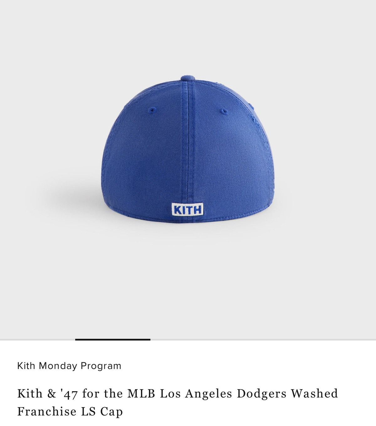 47 Brand × Kith KITH & ‘47 for the MLB LA DODGERS washed franchise LS cap Size ONE SIZE - 2 Thumbnail