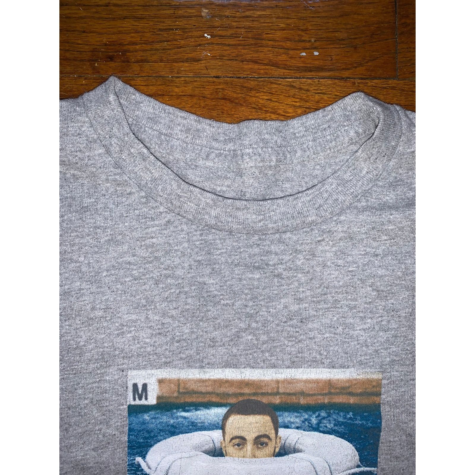 Rap Tees Mac Miller Swimming Graphic T-Shirt Mens Small Gray Size US S / EU 44-46 / 1 - 3 Thumbnail