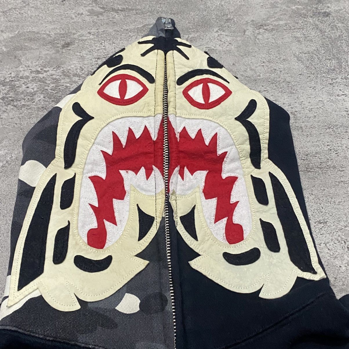 Bape Tiger Black Hoodie
