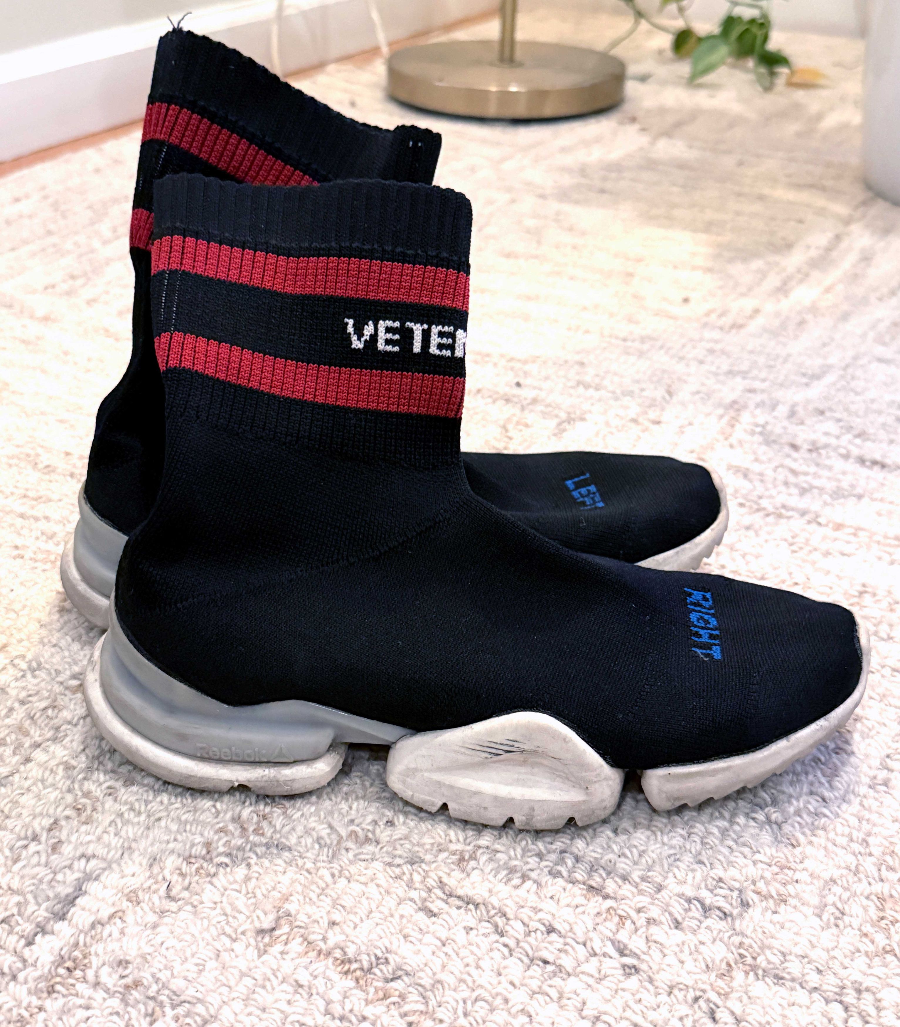 Reebok × Vetements Vetements x Reebok Sock Pump High Top CN3307 Size US 6.5 / EU 39-40 - 3 Thumbnail