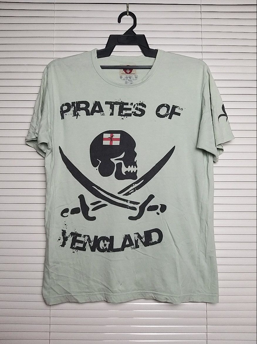 Japanese Brand ARCHIVAL JAPANESE YEN JEANS PIRATE OF YENGLAND T SHIRT Size US L / EU 52-54 / 3 - 1 Thumbnail