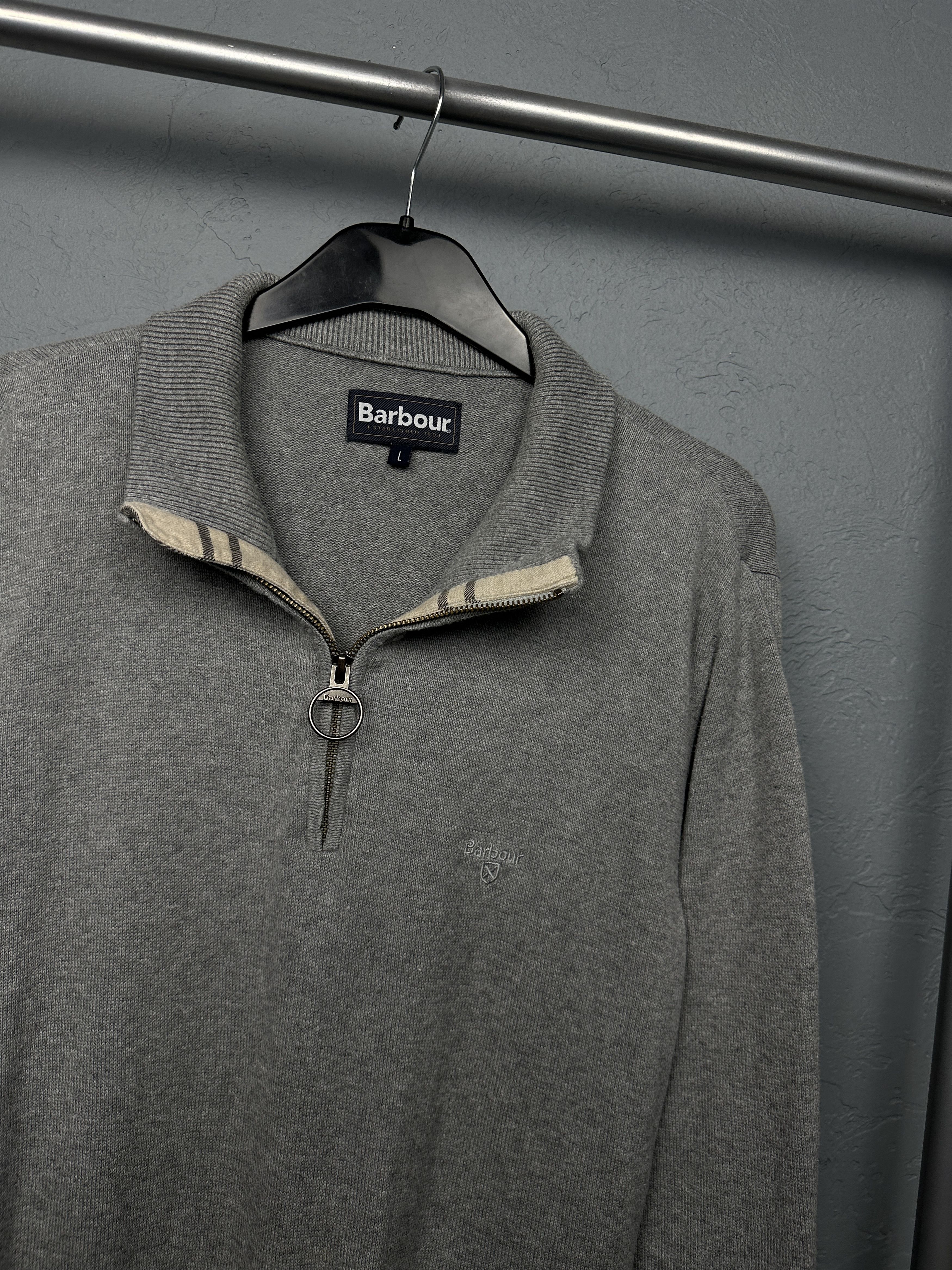 Barbour Barbour Vintage Mens 1\4 Quarter Zip Sweater Size US L / EU 52-54 / 3 - 2 Thumbnail
