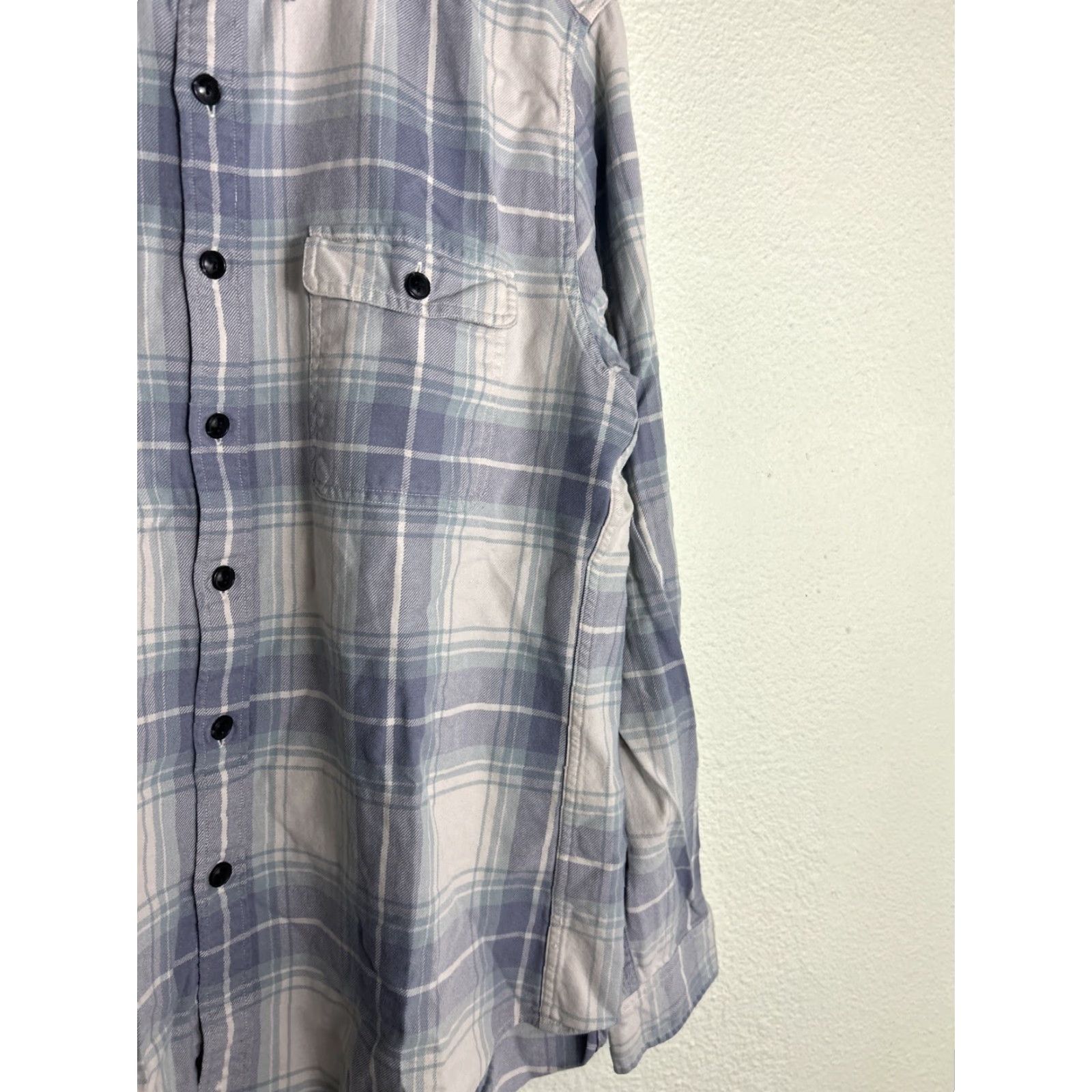 J.Crew J.CREW Mens Button-Up Shirt Plaid Cotton Long Sleeve Blue White Multicolor L Regular Shirt Womens? Size US L / EU 52-54 / 3 - 5 Thumbnail