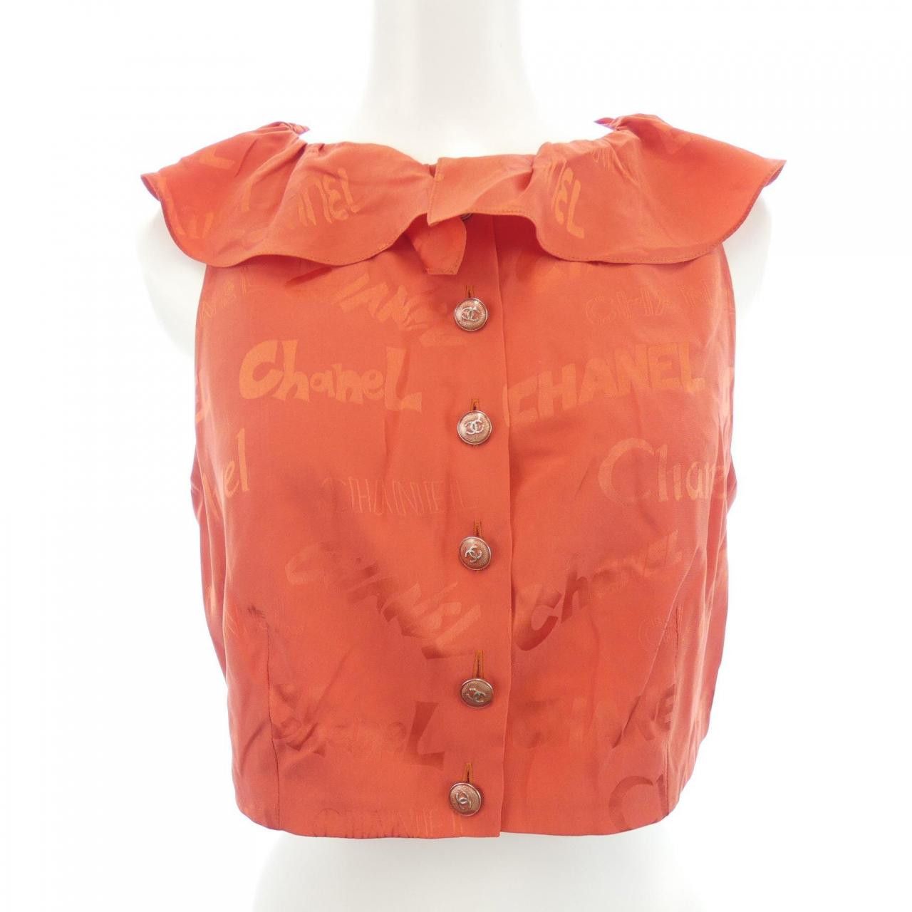Chanel Chanel P72394V63957 Silk Top Textile Tops P72394V63957 DUTY FREE for USA